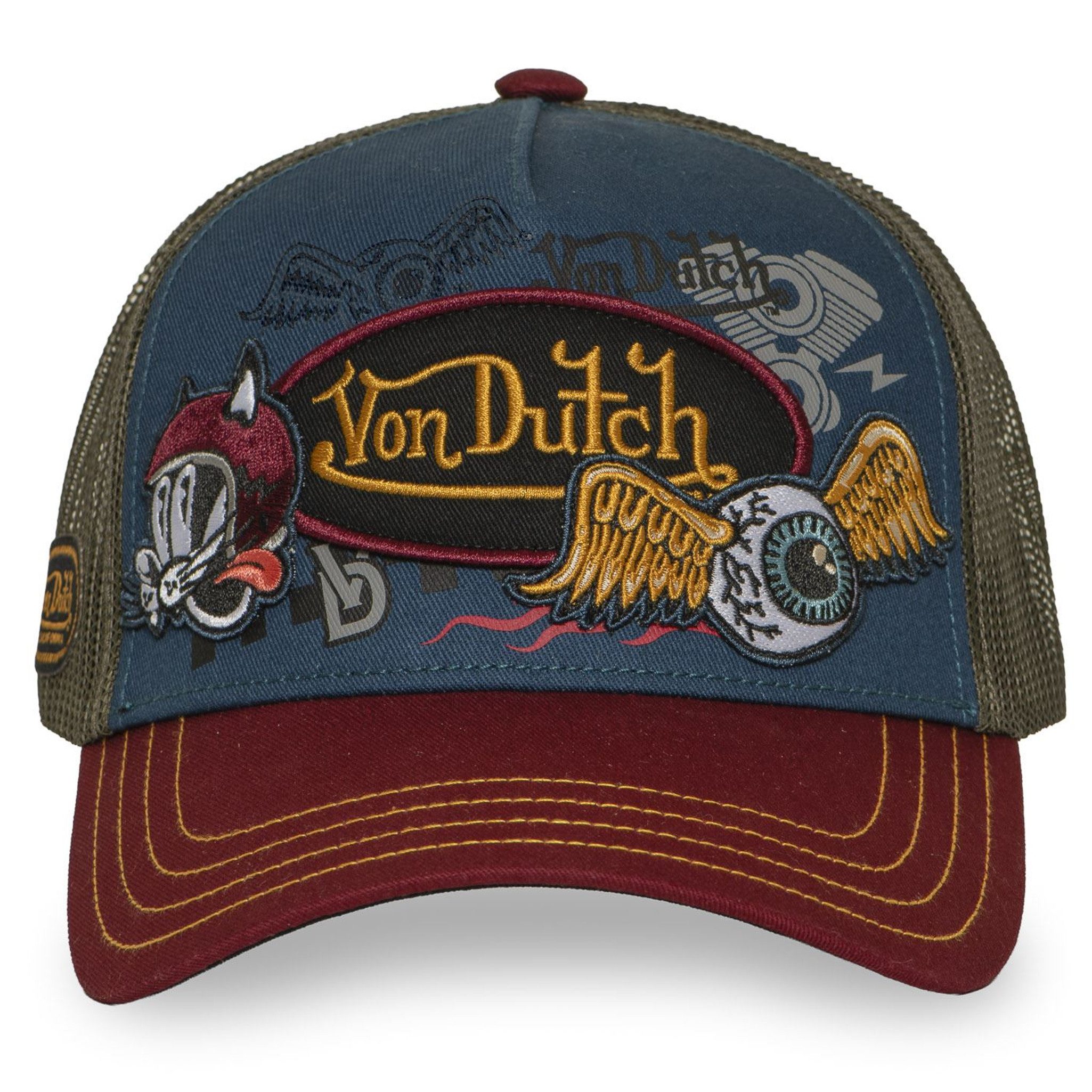 Von Dutch Trucker Cap Von Dutch Originals Trucker Cap - PATCHES (Basecap, Basecap, Meshcap, Trucker Kappe)