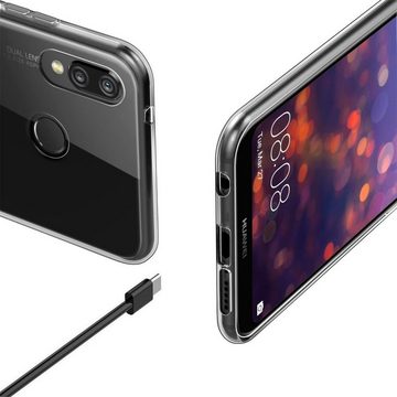 CoolGadget Handyhülle Transparent Ultra Slim Case für Huawei P20 Lite 5,8 Zoll, Silikon Hülle Dünne Schutzhülle für Huawei P20 Lite Hülle