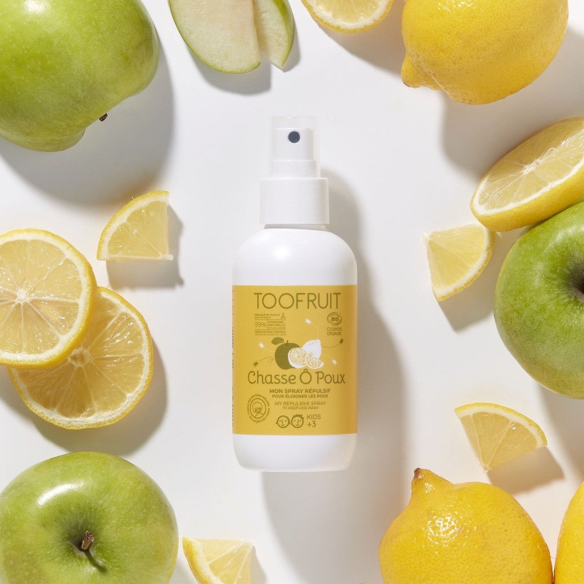 TOOFRUIT Tagescreme Anti-Läuse Präventivspray Apfel-Zitrone