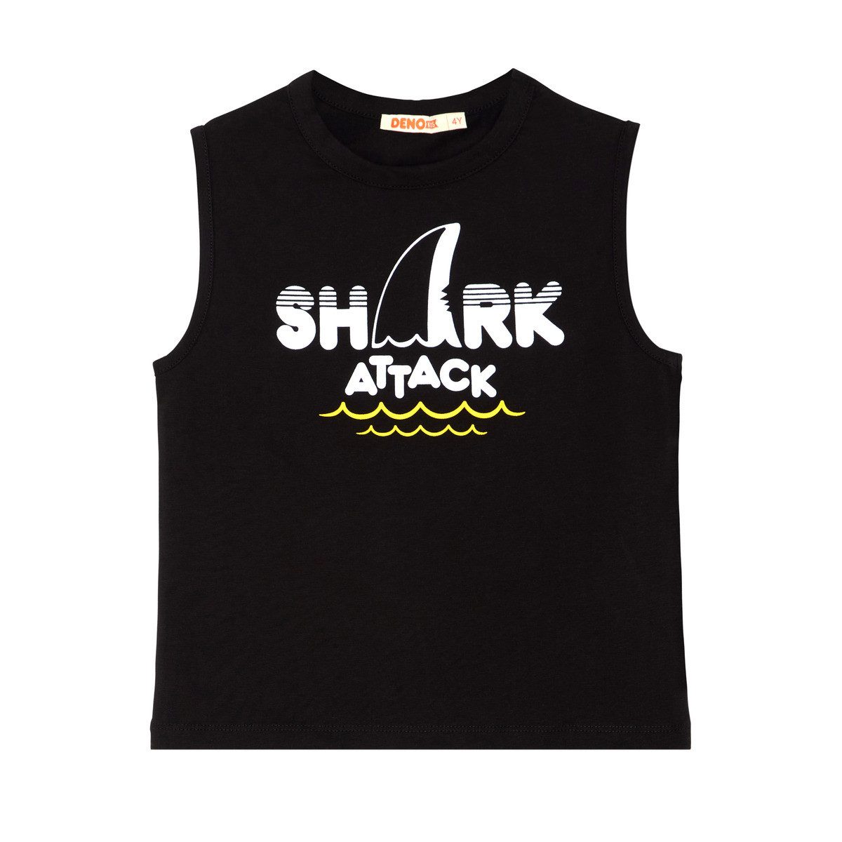 Denokids T-Shirt Shark Attack Jungen (1-tlg) Outfit-Set, Bekleidungsset, Kombi-Set, 2er-Set, Mini Set