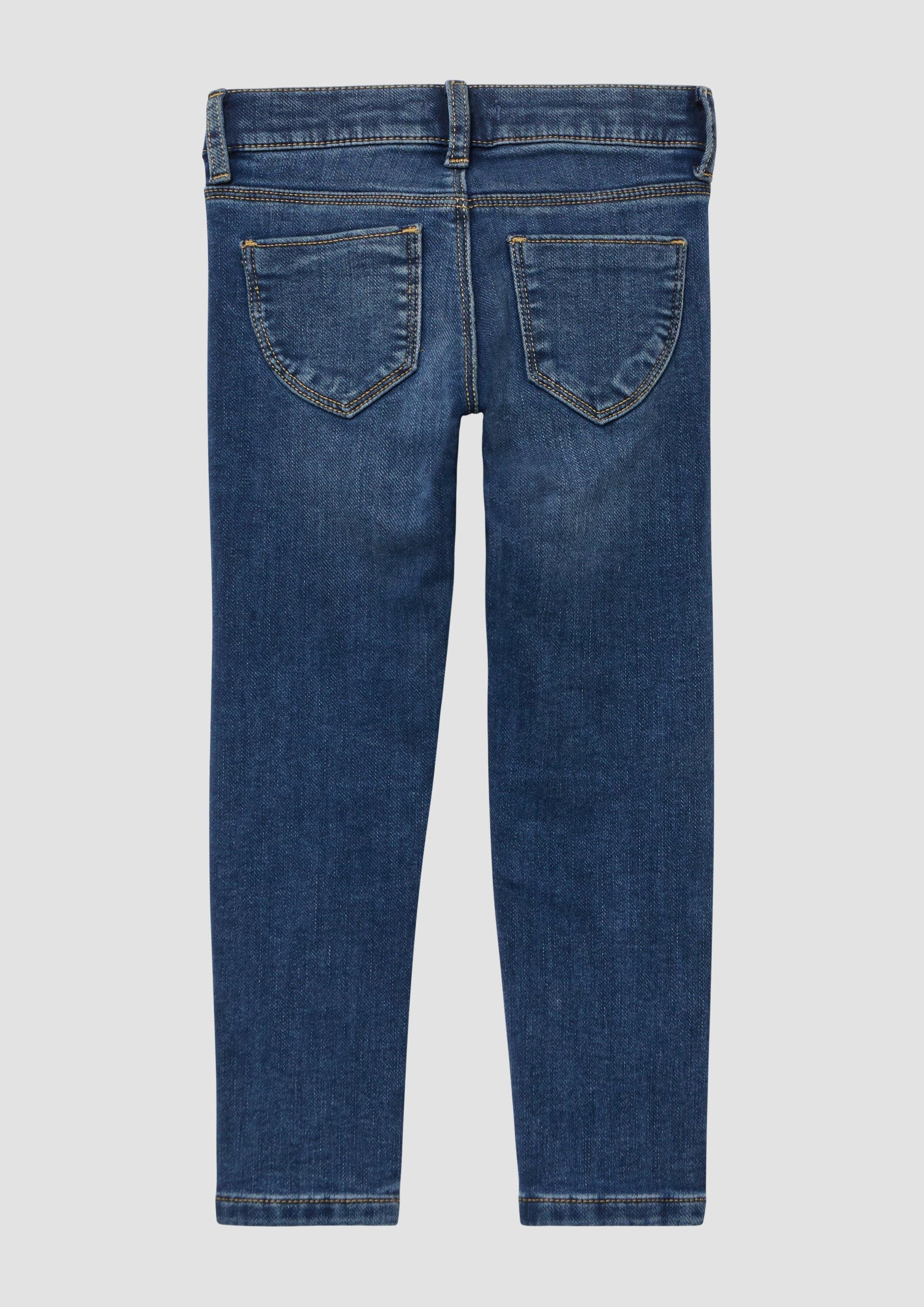s.Oliver Slim-fit-Jeans Jeans-Hose Jeans Kathy / Regular Fit / Mid Rise / Slim Leg / Soft & warm inside