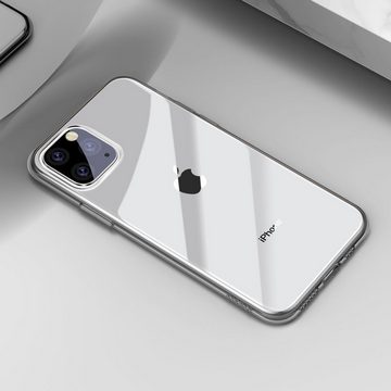 König Design Handyhülle Apple iPhone 11, Apple iPhone 11 Handyhülle Ultra Dünn Bumper Backcover Transparent