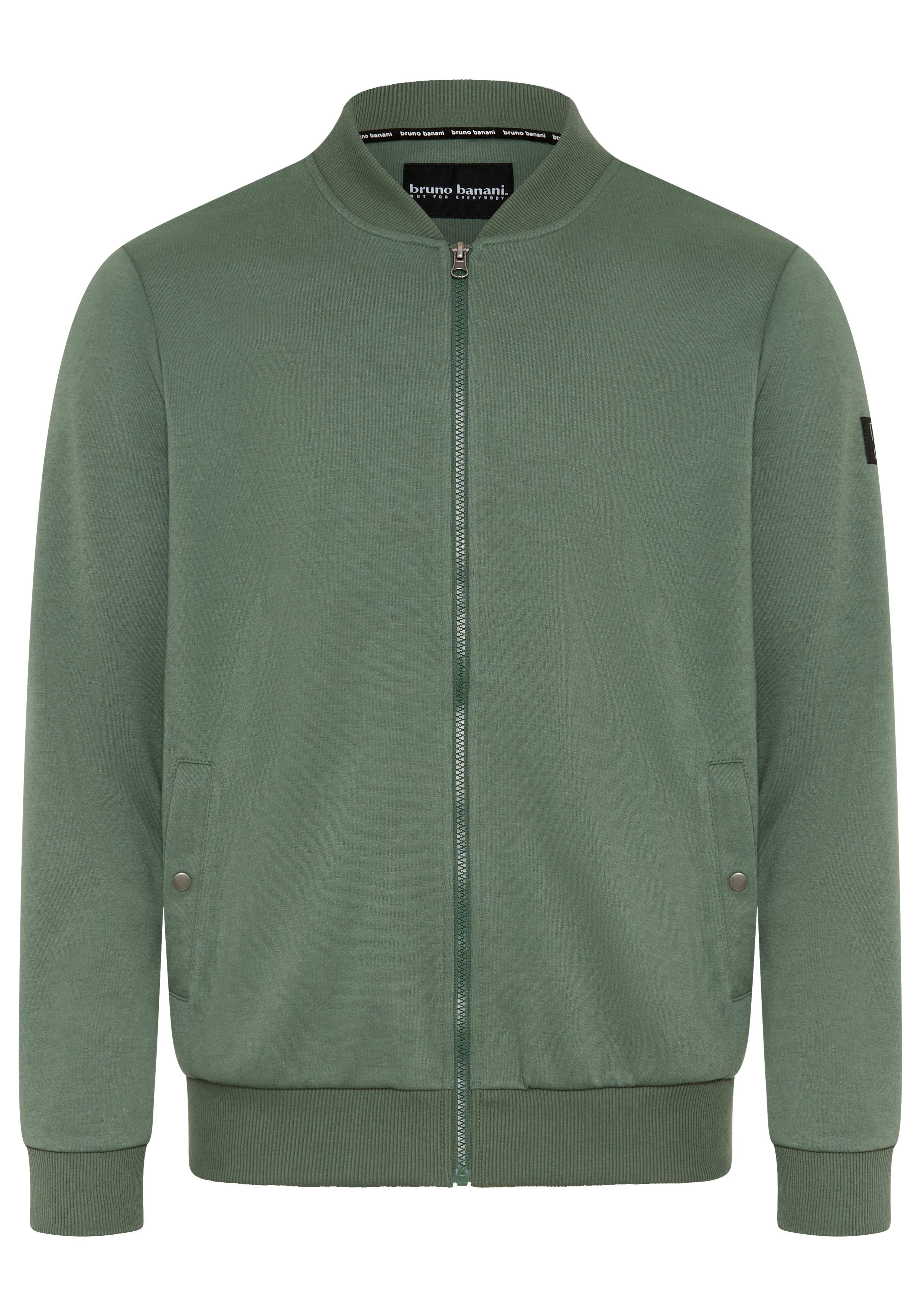 Bruno Banani Sweatjacke mit Stehkragen und Eingrifftaschen – Bild 5 von 5