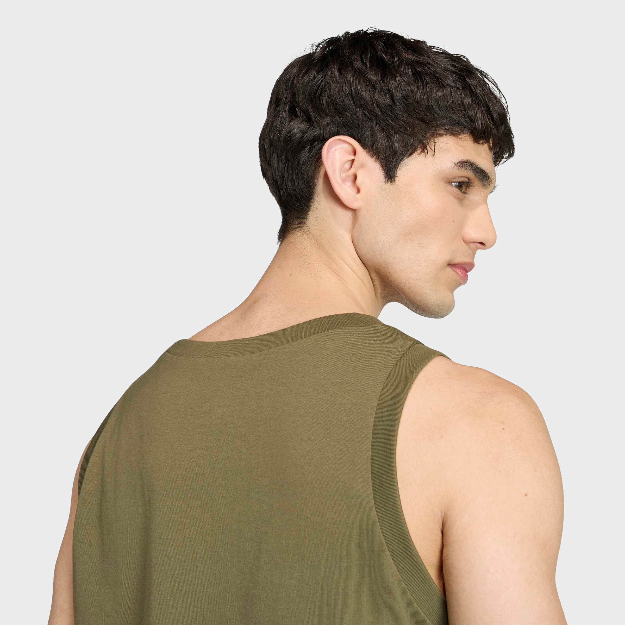 adidas Sportswear Tanktop M SL TANK mit Rundhalsausschnitt, ohne Verschluss, aus Baumwolle