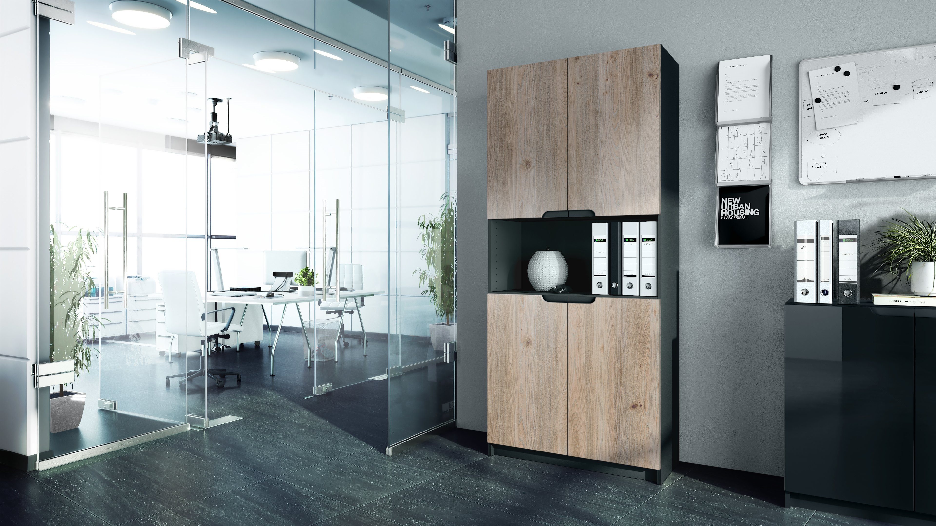 Vladon Aktenschrank Logan V2 (Aktenschrank, mit günstig online kaufen