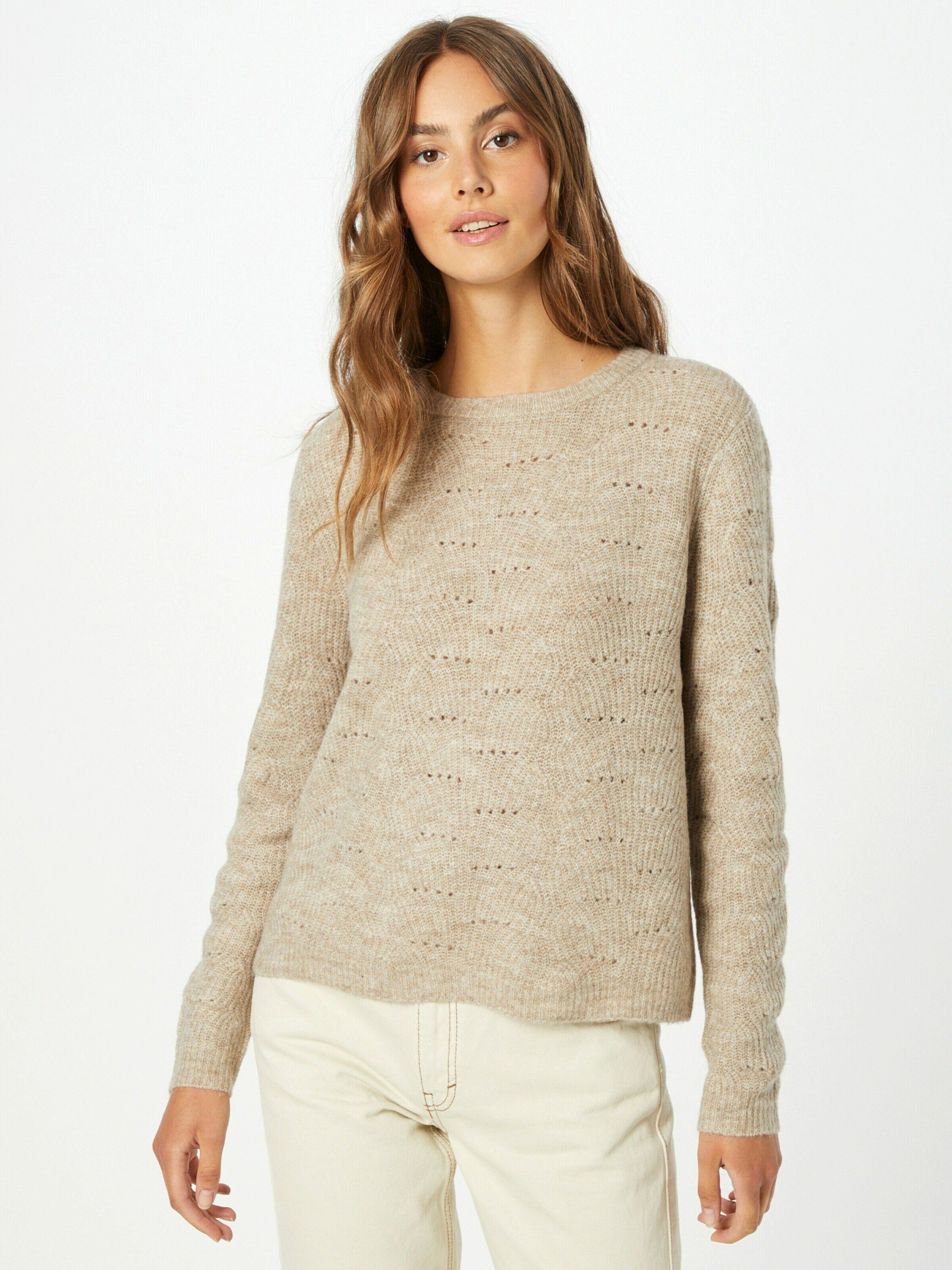 ONLY Strickpullover Lolli (1-tlg) Weiteres taupe gray Detail