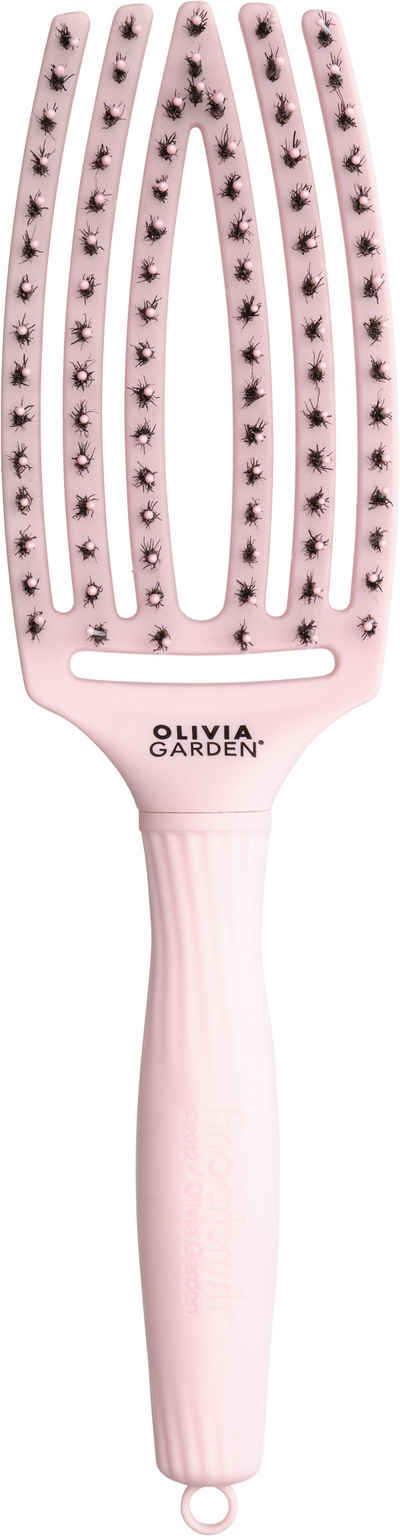 OLIVIA GARDEN Haarentwirrbürste »Fingerbrush Combo Pink medium«