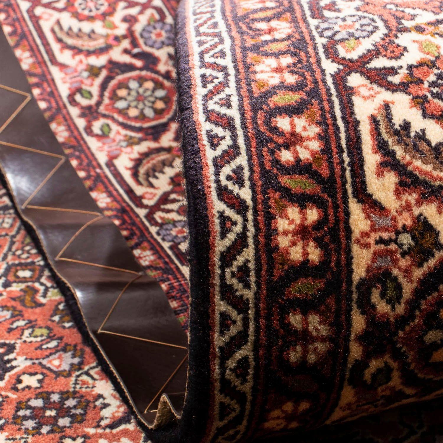 Orientteppich Perser - Bidjar - rechteckig, 15 morgenland, Wohnzimmer, braun, mit Zertifikat 214 x cm - 136 Einzelstück mm, Handgeknüpft, Höhe