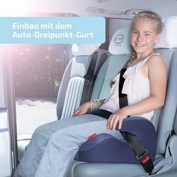 HEYNER Autokindersitz Kindersitzerhöhung extra breit Sitzerhöhung mit Gurtführung (15-36k, ab: ab 6 Jahren, Autogurt