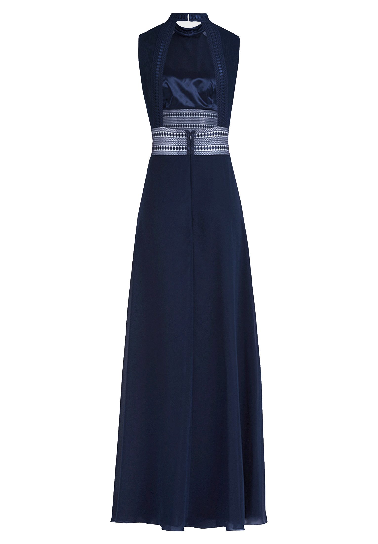 Vera Mont Abendkleid Damen rückenfrei Aufgesteppte Bänder