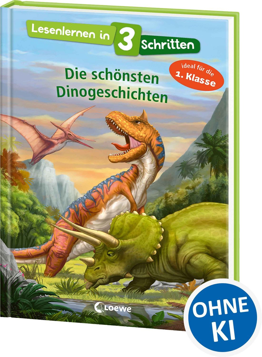 Lesenlernen in 3 Schritten - Die schönsten Dinogeschichten / diverse