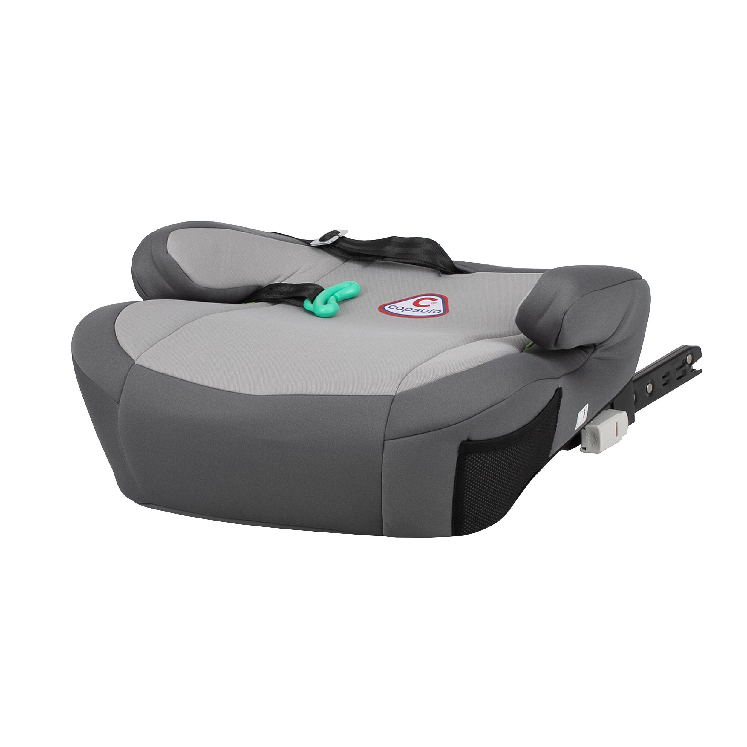 capsula® Autokindersitz Sitzerhöhung Kindersitz Autokindersitz mit ISOFIX Norm R129 I-Size, ab: ab 6 Jahren, (1-tlg), Autogurt