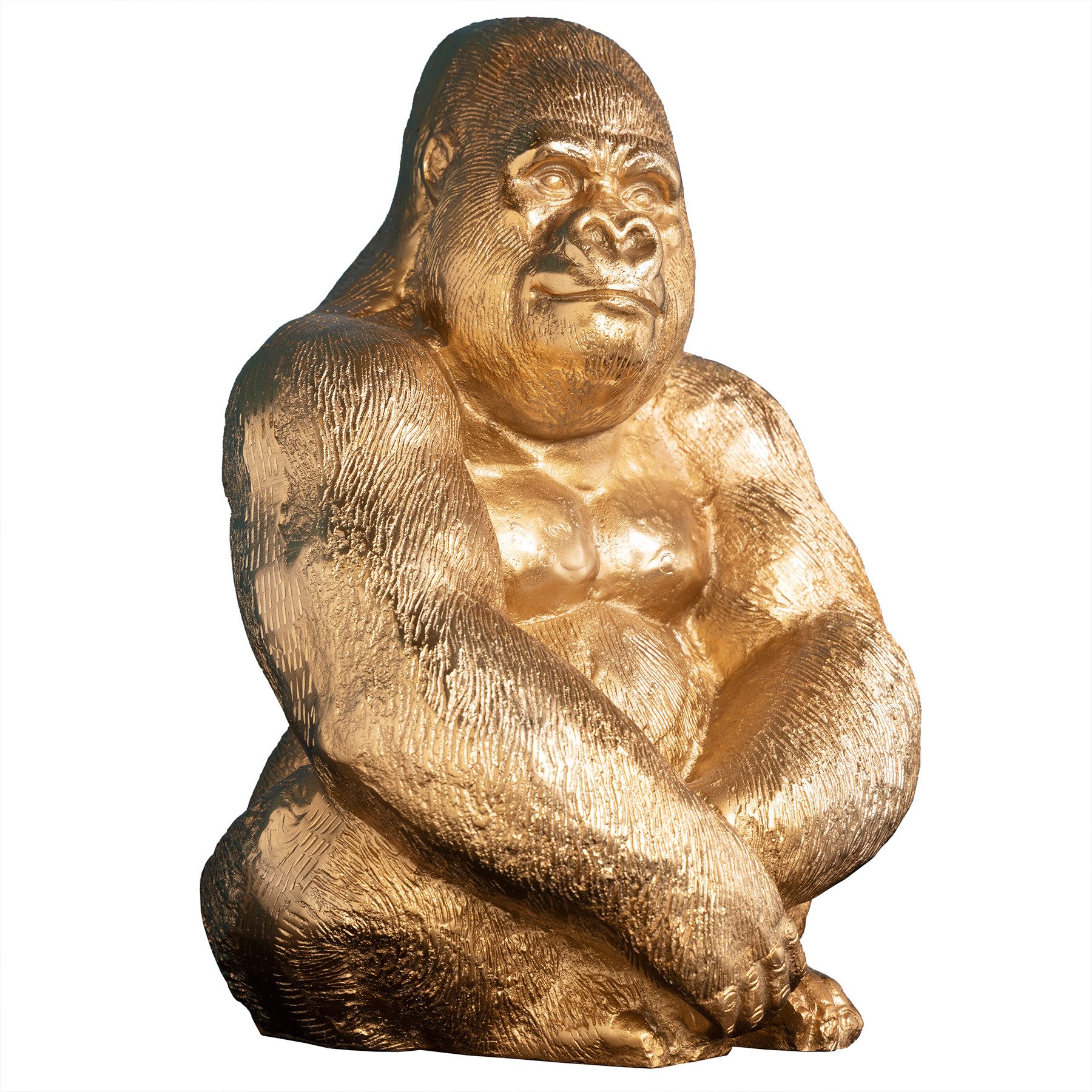 Dekofigur KONG 40cm gold