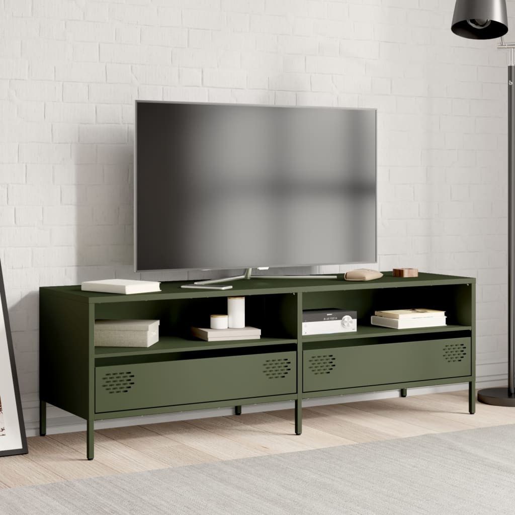 vidaXL TV-Schrank TV-Schrank Olivgrün 135x39x43,5 cm günstig online kaufen