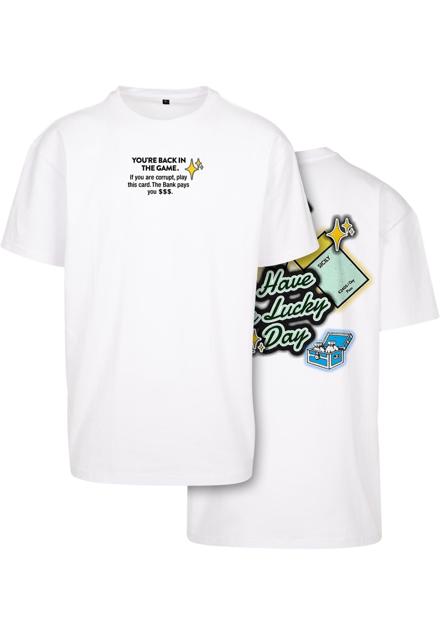 T-Shirt white Mister Herren Upscale Tee Tee Oversize (1-tlg) by Intepol