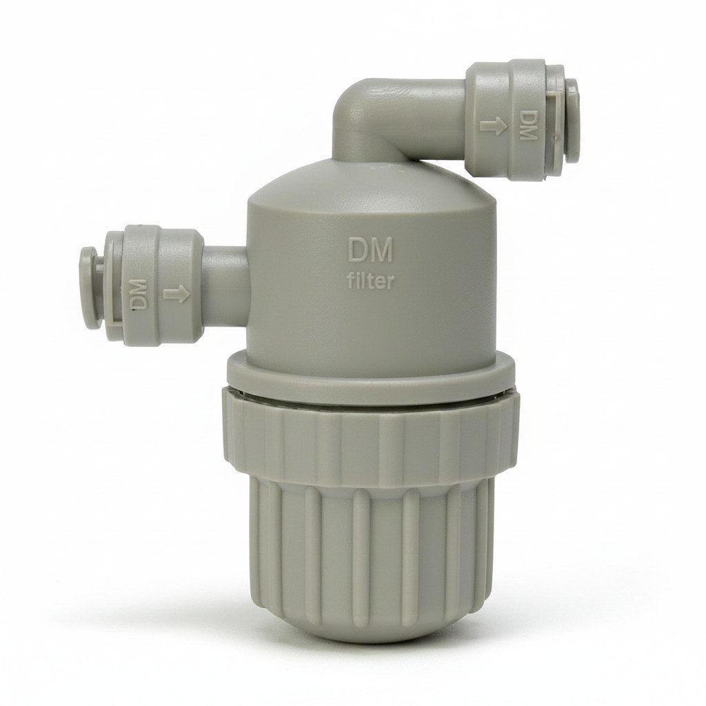 DMfit Wasserfilter, Filter Strainers / Filter mit Sieb 1/4" ADMF0404