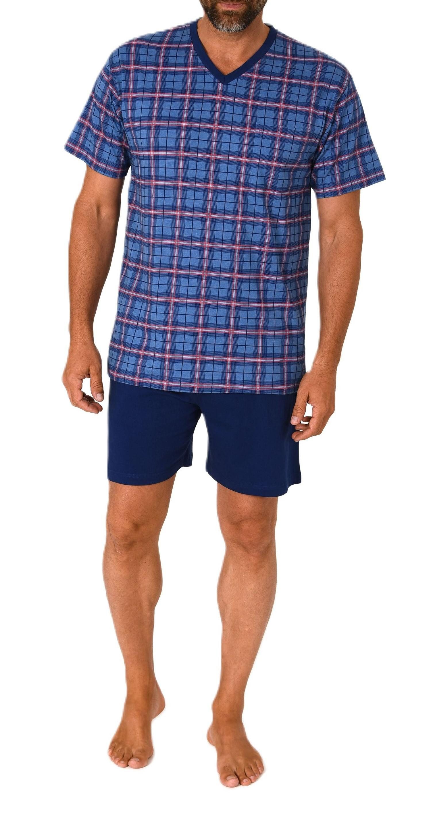 Normann Pyjama Normann Herren kurzarm Schlafanzug Shorty Pyjama - auch in Ü günstig online kaufen
