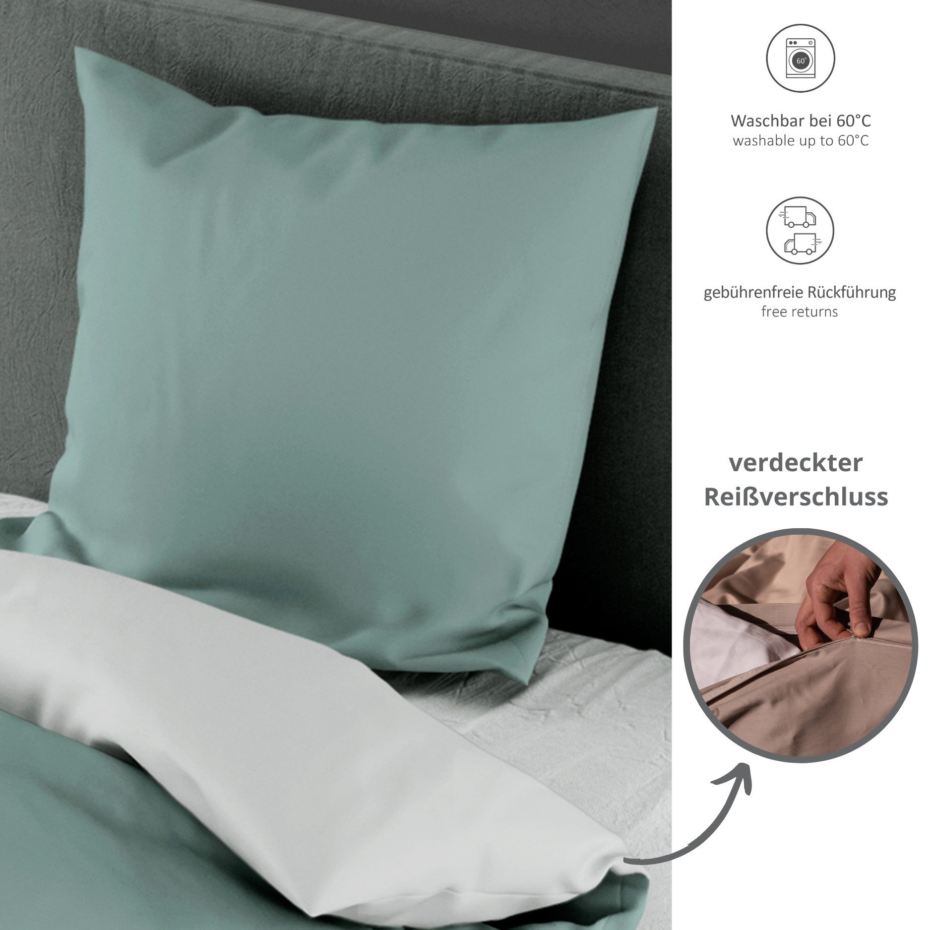 liebling Bettwäsche Renforcé, Renforcé, sanforisiert, farbecht, günstig online kaufen