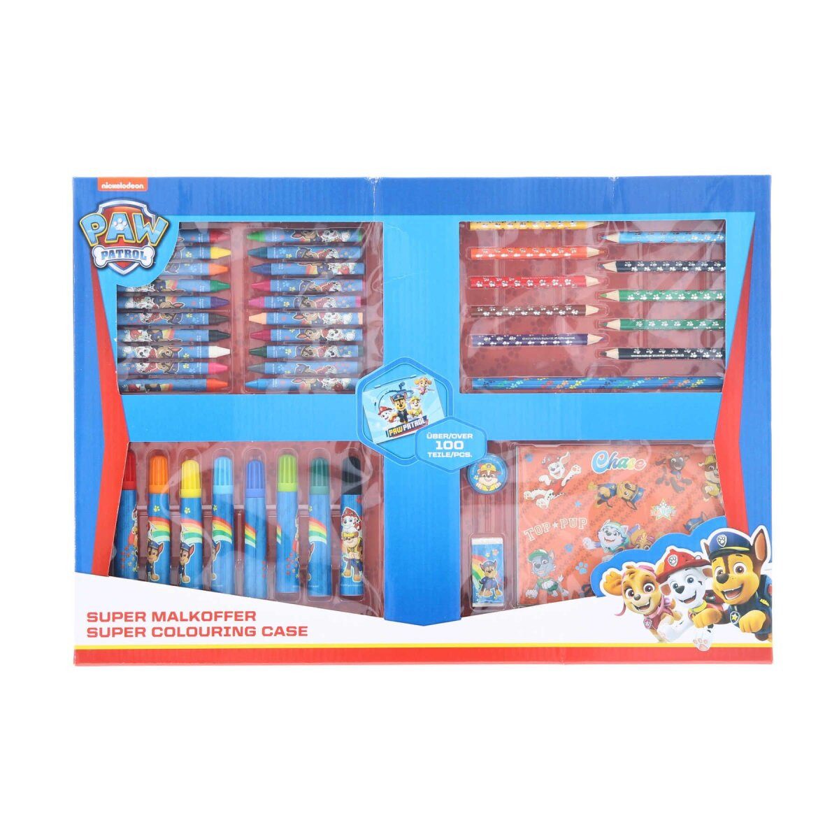 Kreativset Paw Patrol Schreibwaren-Set 35-teiliges Kreativpaket