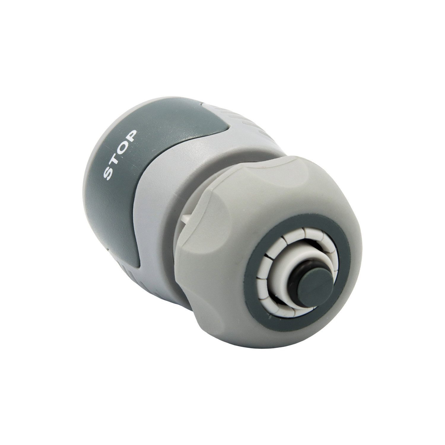 Rehau Schlauchverbinder REHAU Comfort Schlauchanschluss mit Wasserstop 1/2" - 3/4", (Komplett-Set)