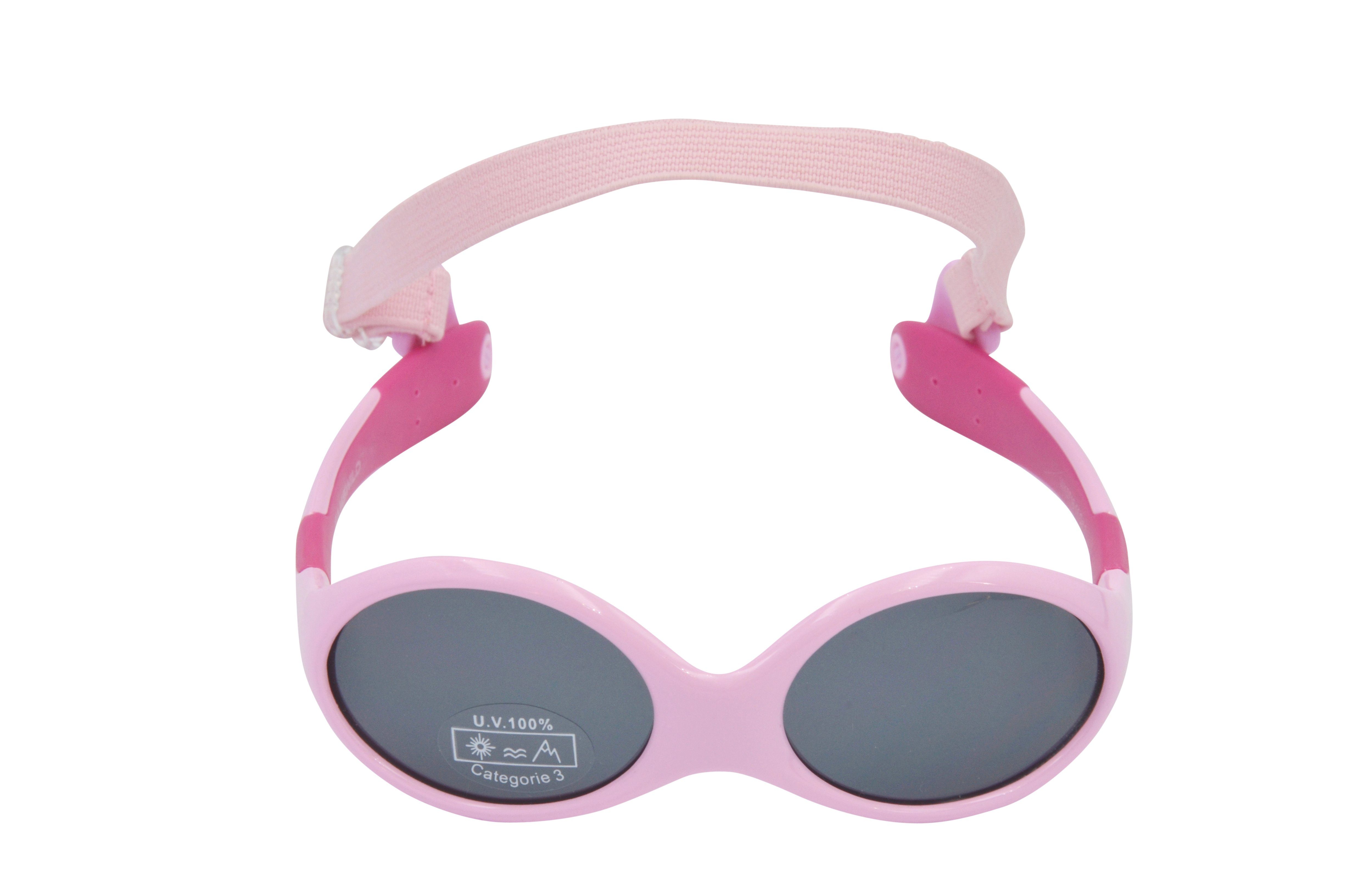 Gamswild Sonnenbrille WK5716 Jahre symmetrische Babybrille GAMSKIDS Form kids richtig Jungen blau-orange, grün rosa-pink, Unisex, immer Mädchen Kleinkindbrille sitzt herum 0-3 