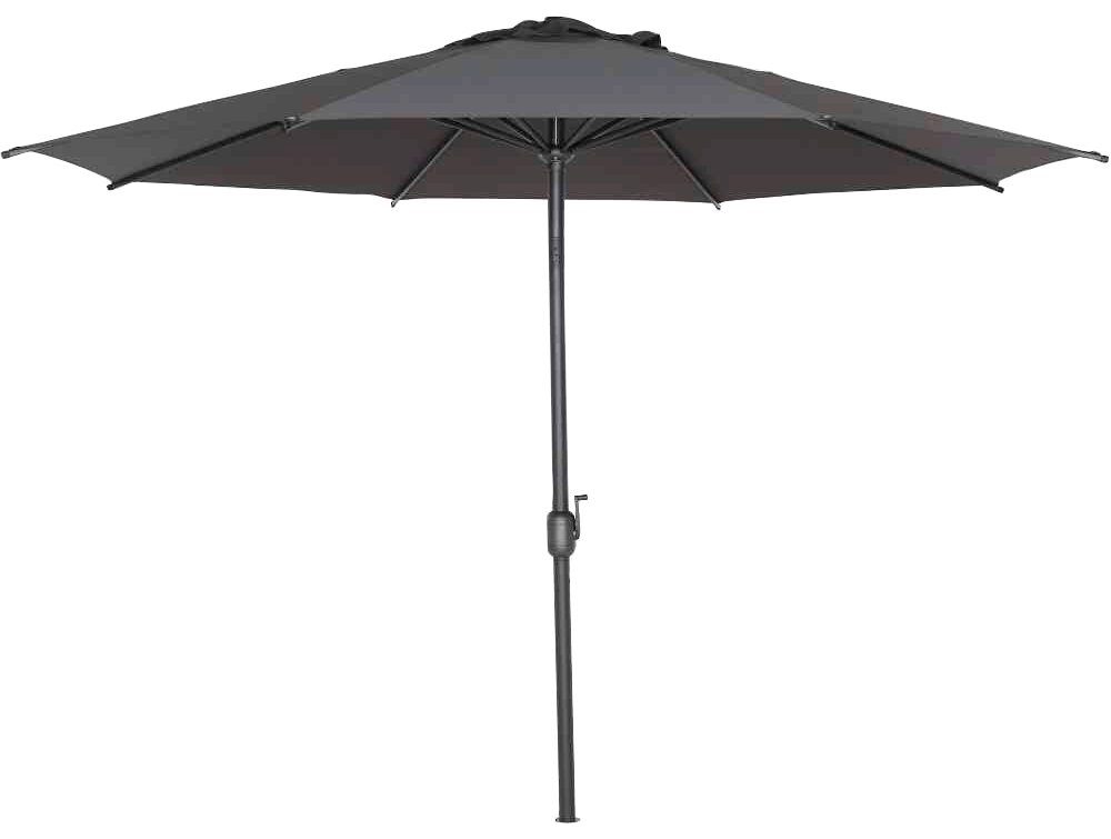 Siena Garden Marktschirm Ø 300 cm Anthrazit mit Kurbelmechanik günstig online kaufen