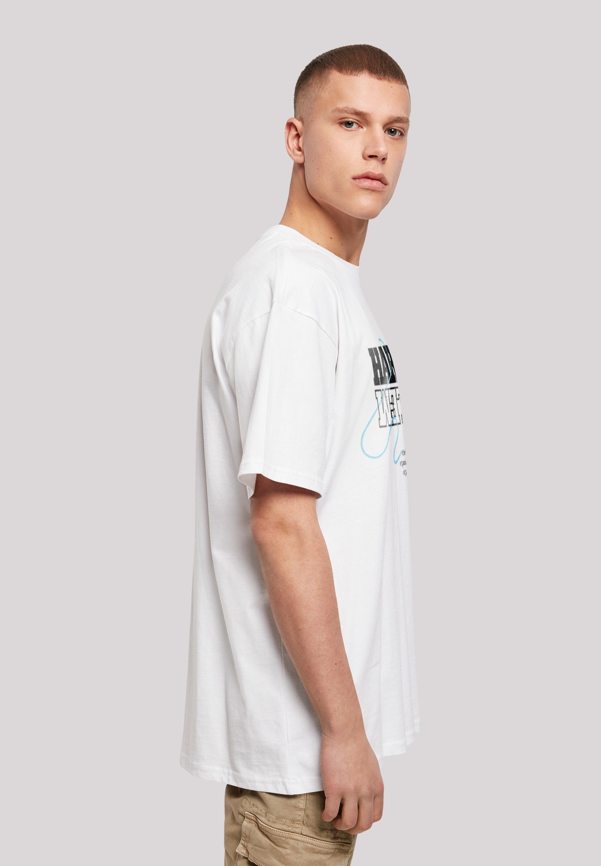 F4NT4STIC T-Shirt weiß Harlem Print OVERSIZE TEE