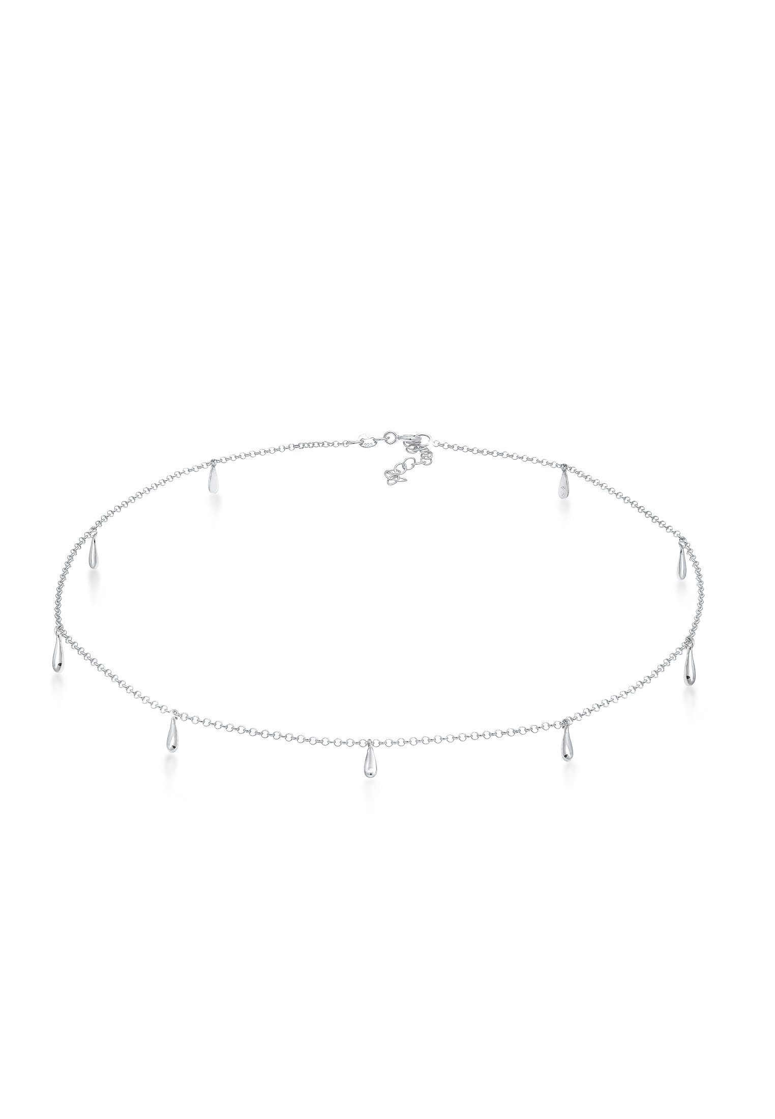 Elli Choker Choker Kette Kurz Tropfen Geo 925 Silber