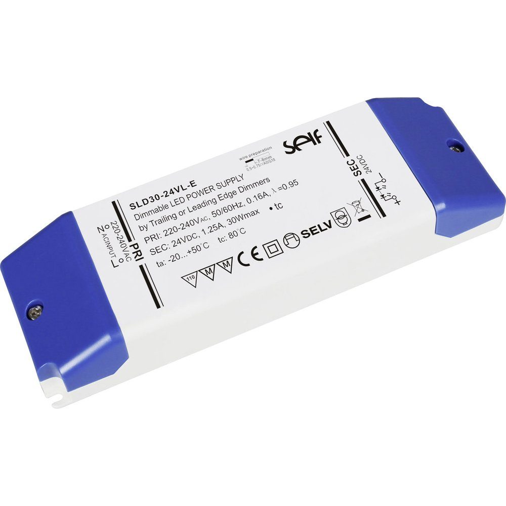 Self Electronics SLD30-24VL-E LED-Trafo, LED-Treiber Konstantspannung LED Trafo