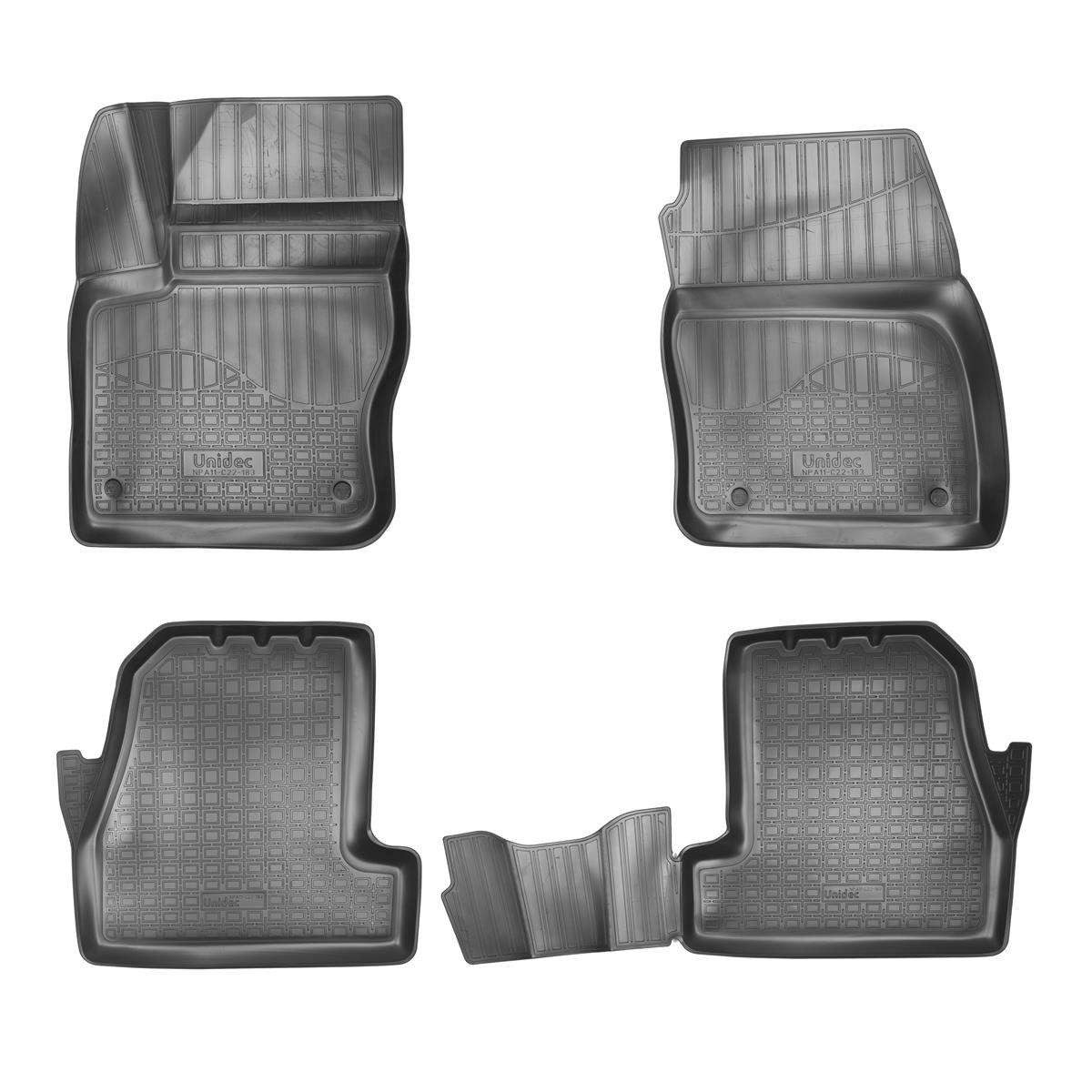 Auto-Fußmatten Gummimatten für Ford Focus III, BJ 2014-2018