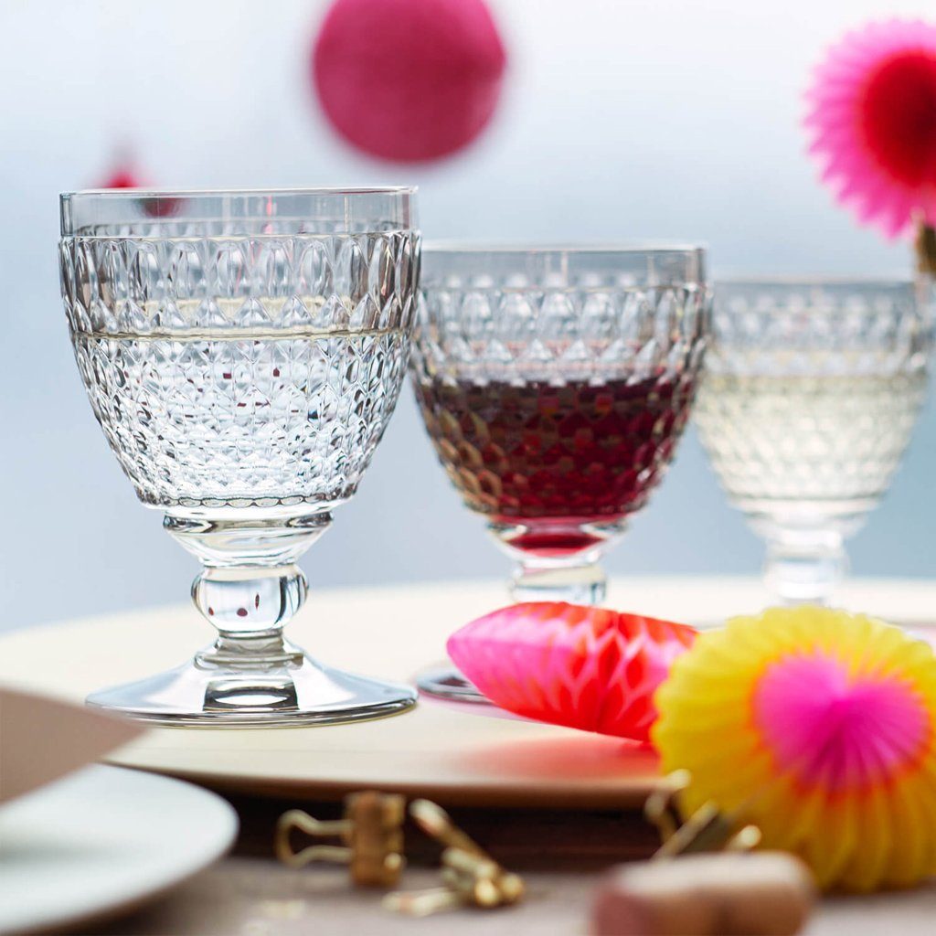 Villeroy & Boch Weißweinglas Boston Weißweinglas Klar, 1-tlg., Glas, Kristallglas, 1 Stck, spülmaschinenfest, Made in Germany