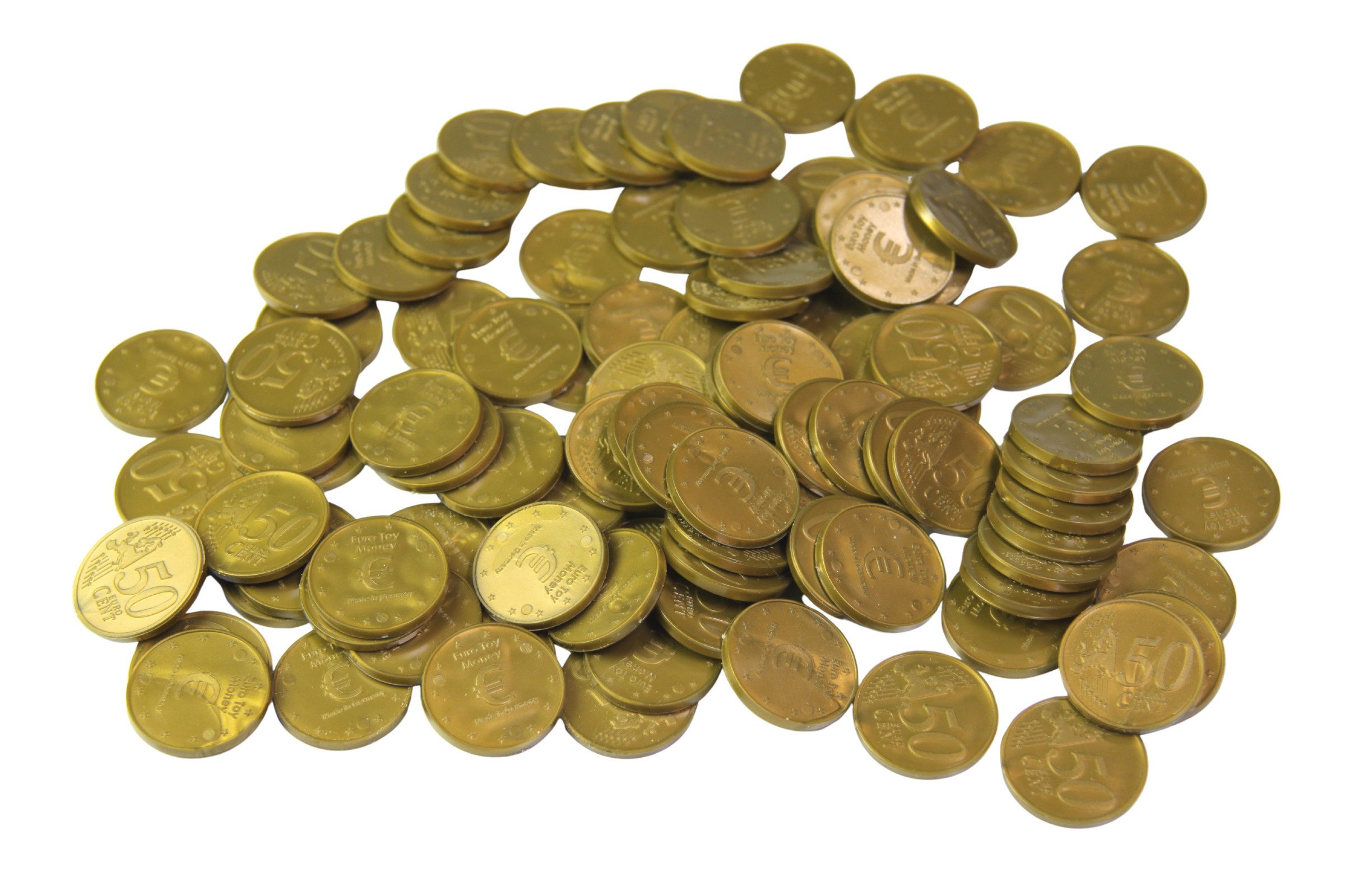 Wissner® aktiv lernen Lernspielzeug Euro-Spielgeld (100 Stück) Geld rechnen Kaufmannsladen, RE-Plastic®