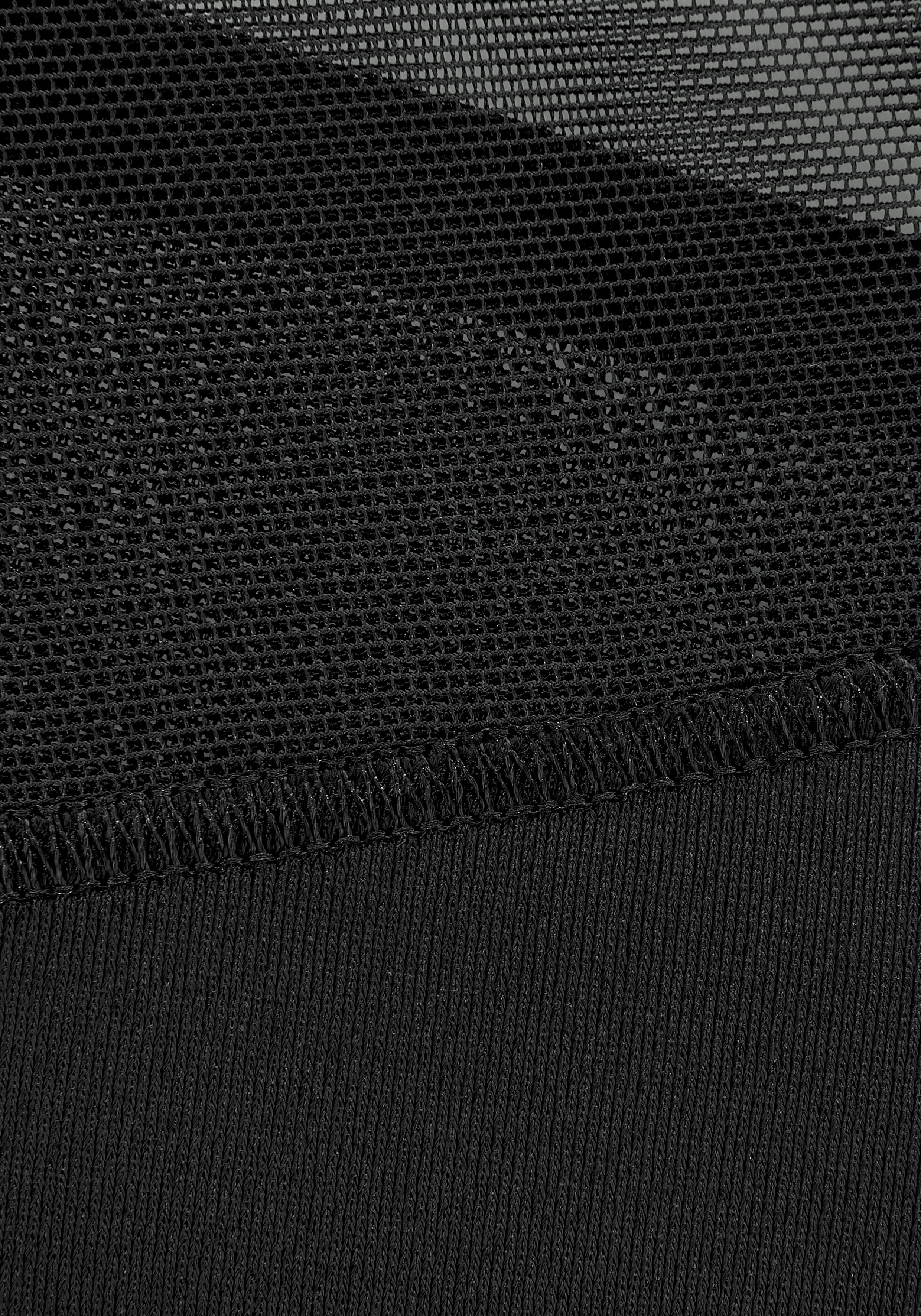 Triumph Shapingslip True Shape modischem schwarz Maxi-Slip Shaping-Effekt Stretch-Tüll, mit Sensation