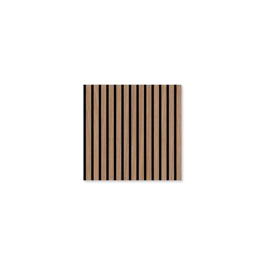 JANGAL 3D Wandpaneel Modular Wall, 520 x 520 x 10 mm, Eiche Dunkel