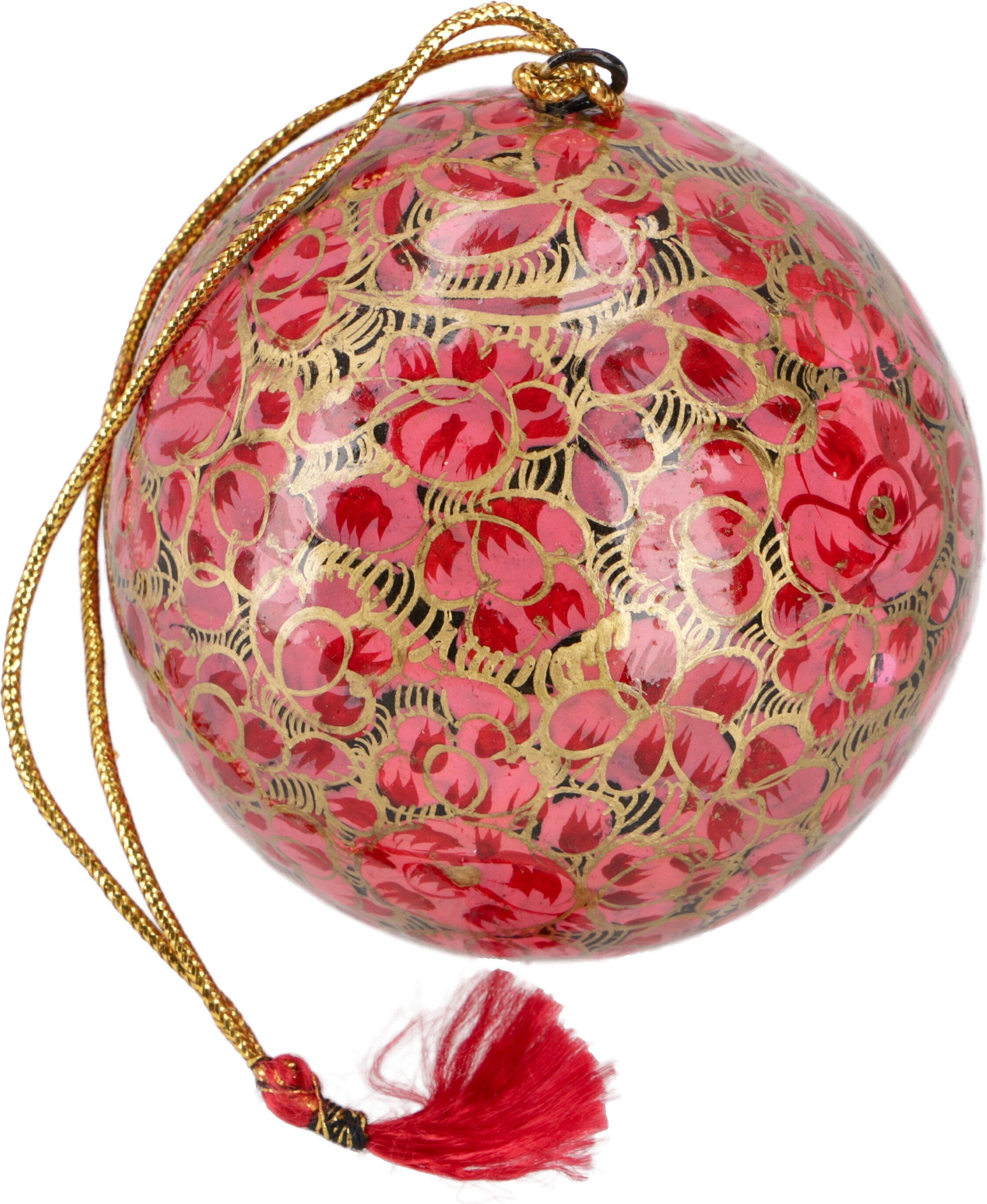 Christbaumschmuck »Upcycling Weihnachtskugel aus Pappmachee