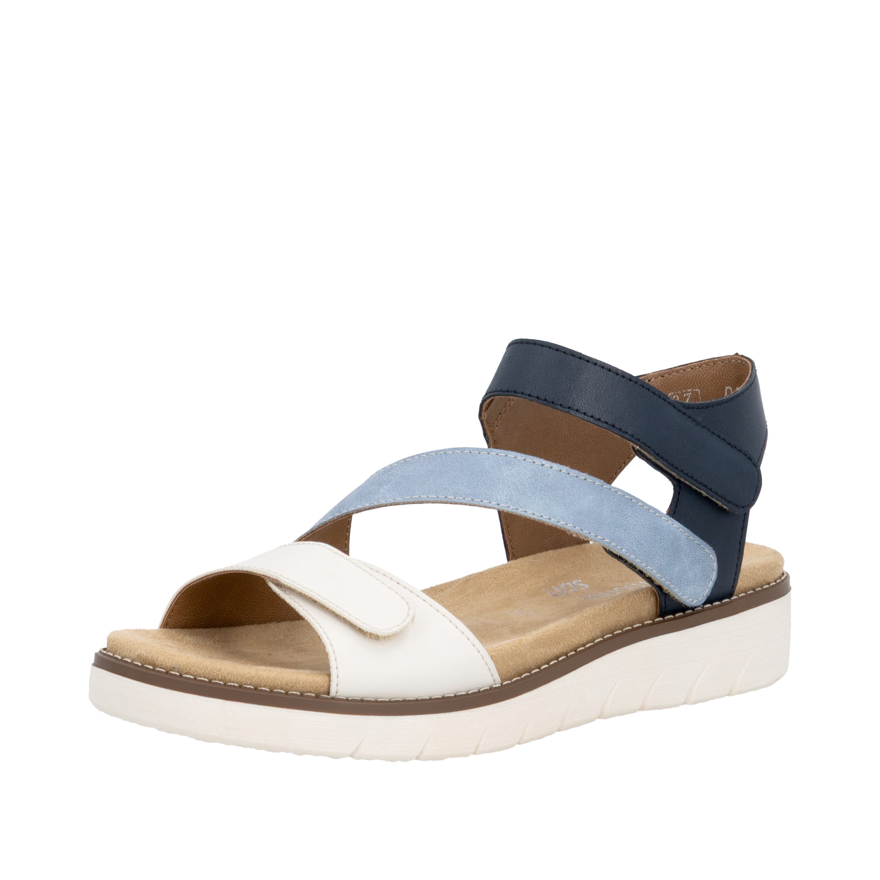 Remonte Sommerschuh, Klettschuh, Sandalette, Riemchensandale mit Softfußbett