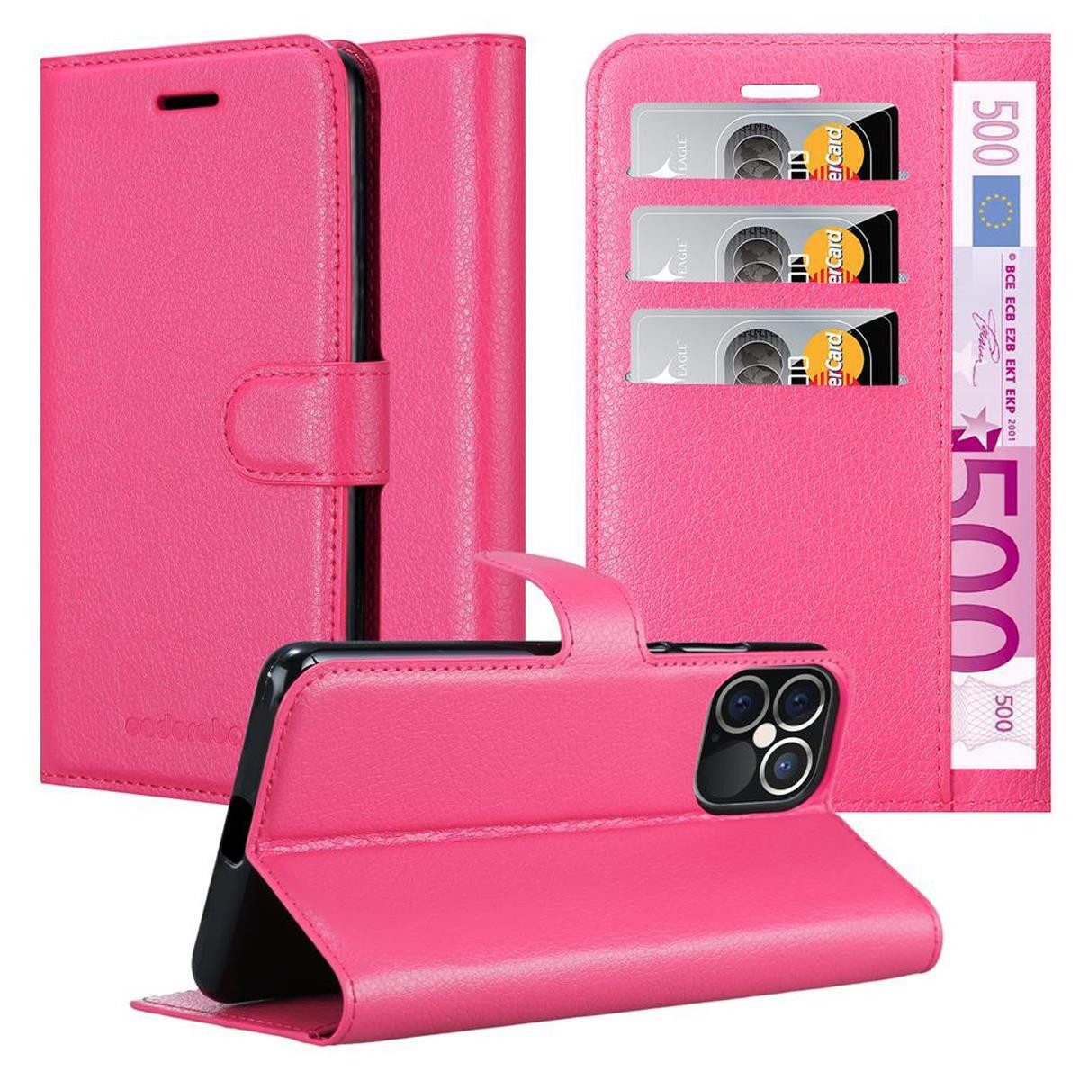 Cadorabo Handyhülle für iPhone 12 PRO MAX Hülle Apple iPhone 12 PRO MAX, Hülle Schutzhülle mit Standfunktion, Kartenfach und Magnetverschluss