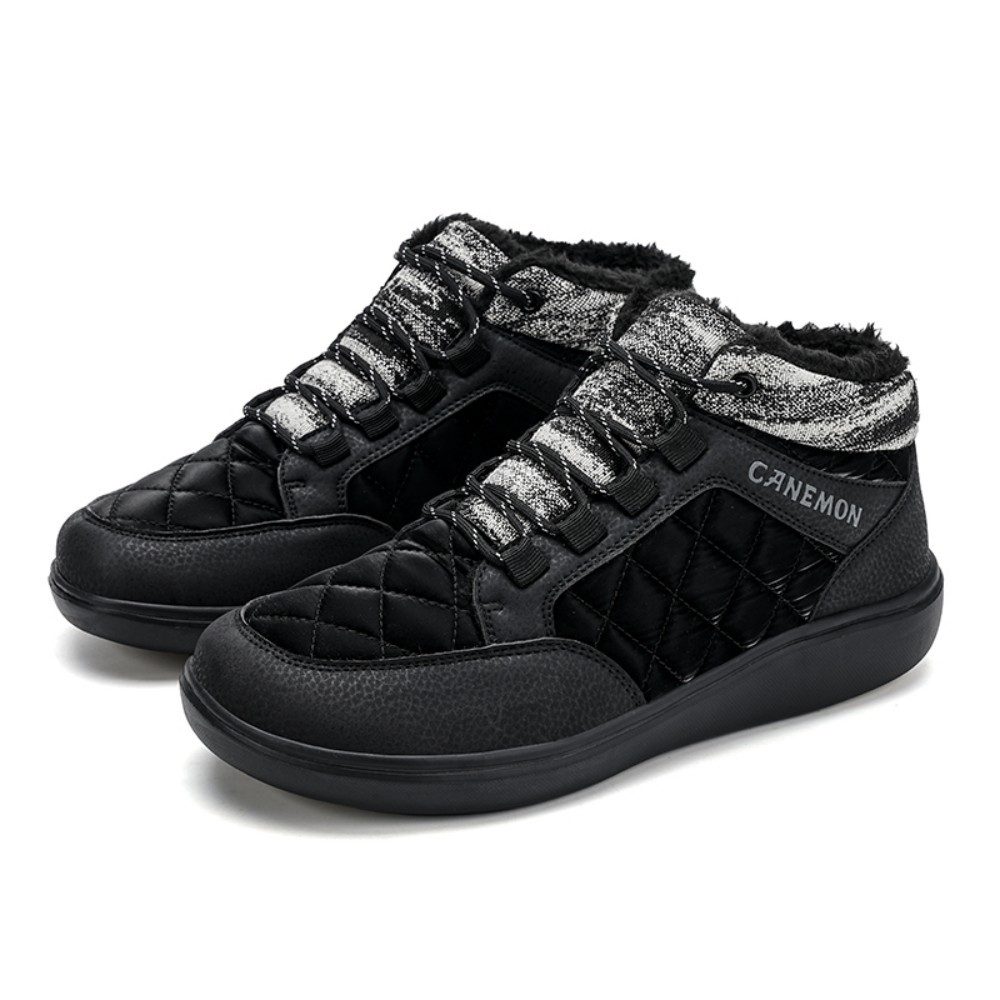 HUSK'SWARE Schneeschuhe (Warme Wanderschuhe, High-Top-Schuhe), efütterte Winterstiefel für Damen & Herrenr- ideal für kalte Tage