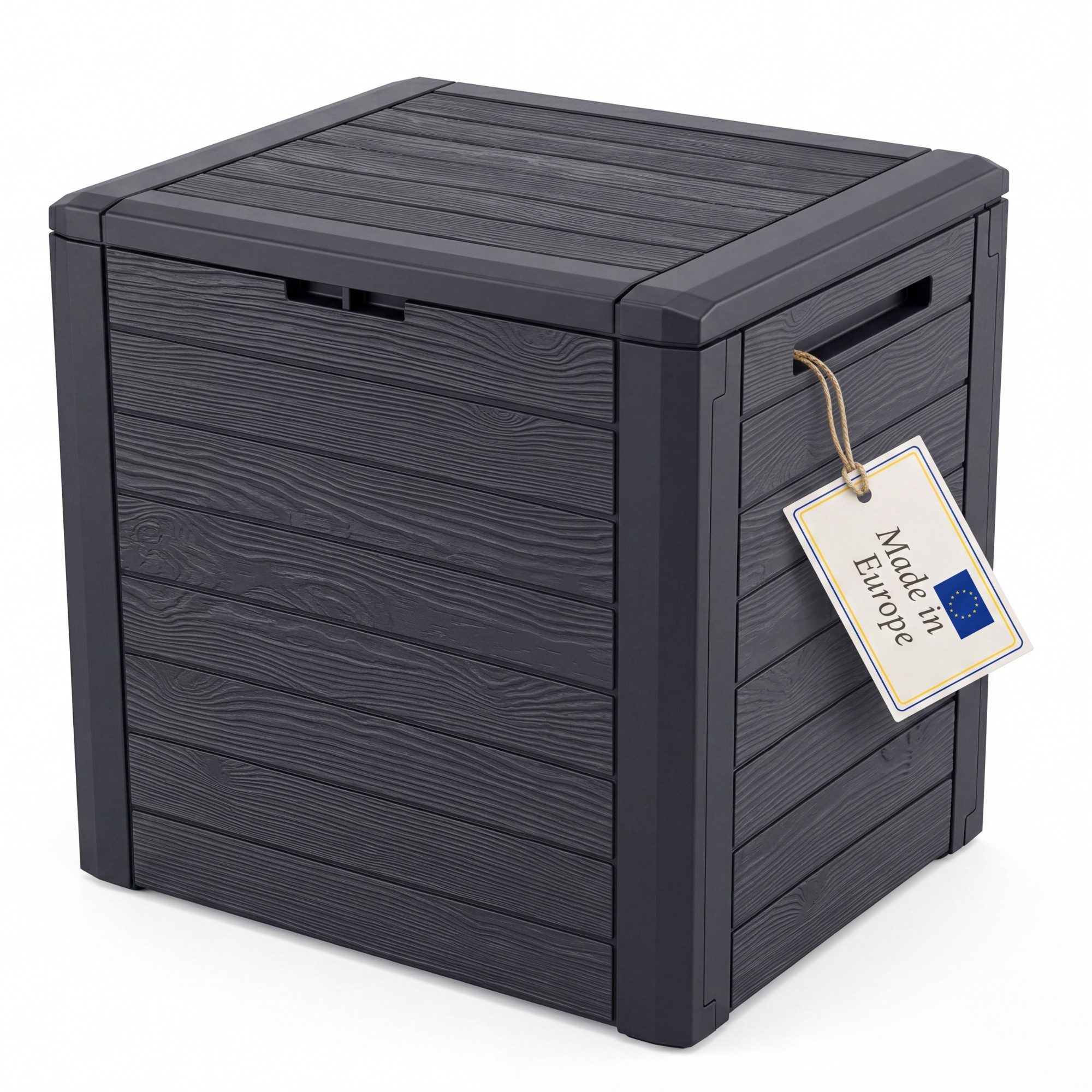 BigDean Auflagenbox Gartenbox klein kompakt 140 Liter für Balkon & Terrasse (Packung, 1 St), 140L Volumen, Kompakt, Regenfest, Griffig