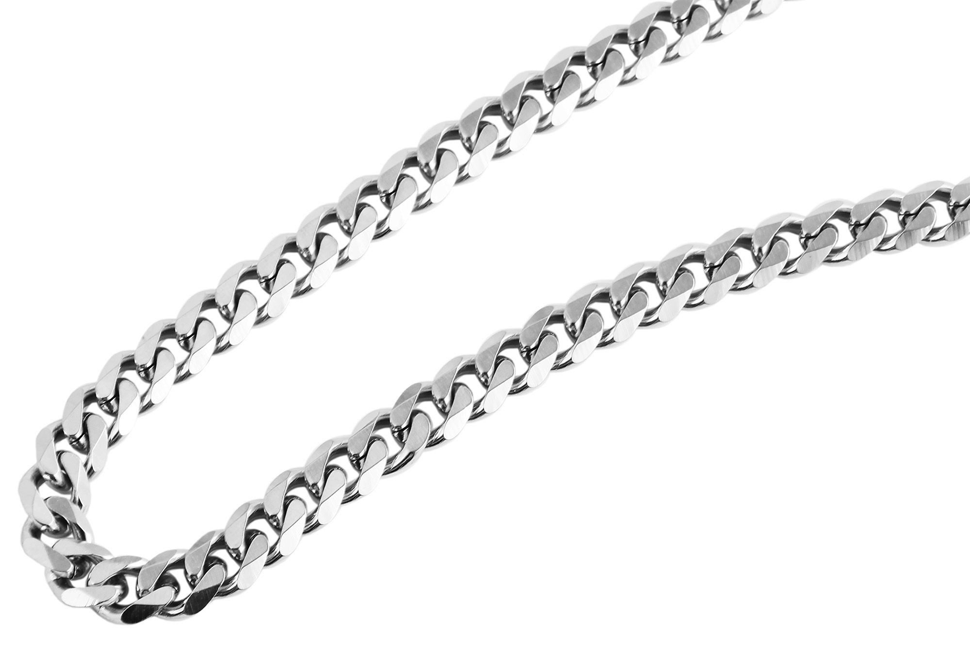 AKZENT Edelstahlkette Patty Edelstahl Panzerkette, silberfarben, günstig online kaufen