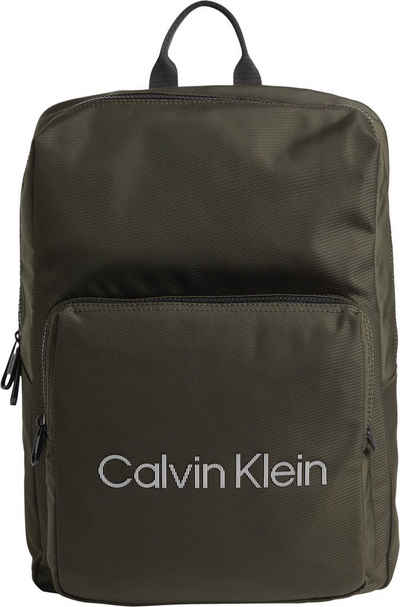 Calvin Klein Cityrucksack CK MUST T SQUARED BP RTW, mit Logo Schriftzug