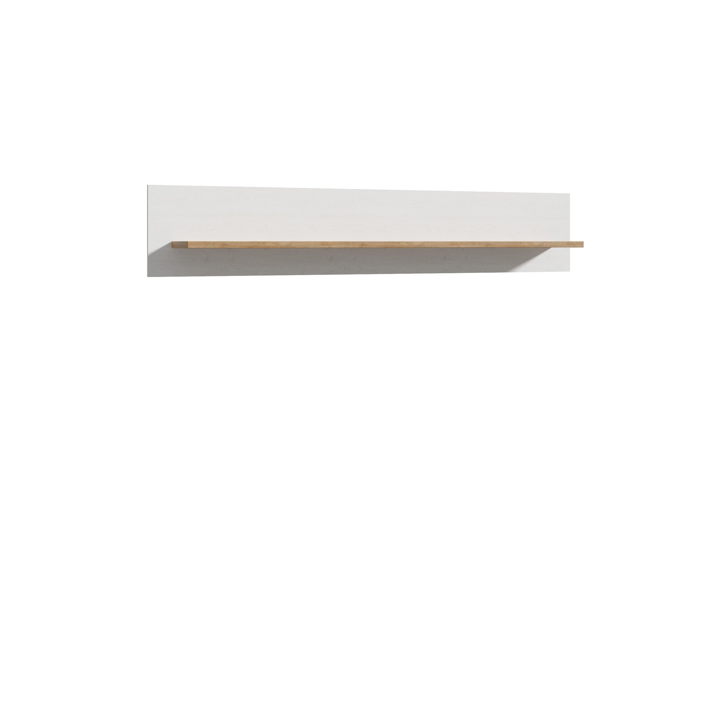 PREISBRECHER Wandboard BOHOL, in Eiche Dekor / Sibiu - 160x29,6x21,9cm (BxHxT)
