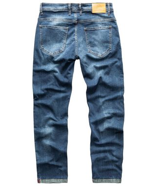 Indumentum Regular-fit-Jeans Herren Jeans Stonewashed Blau IR-504