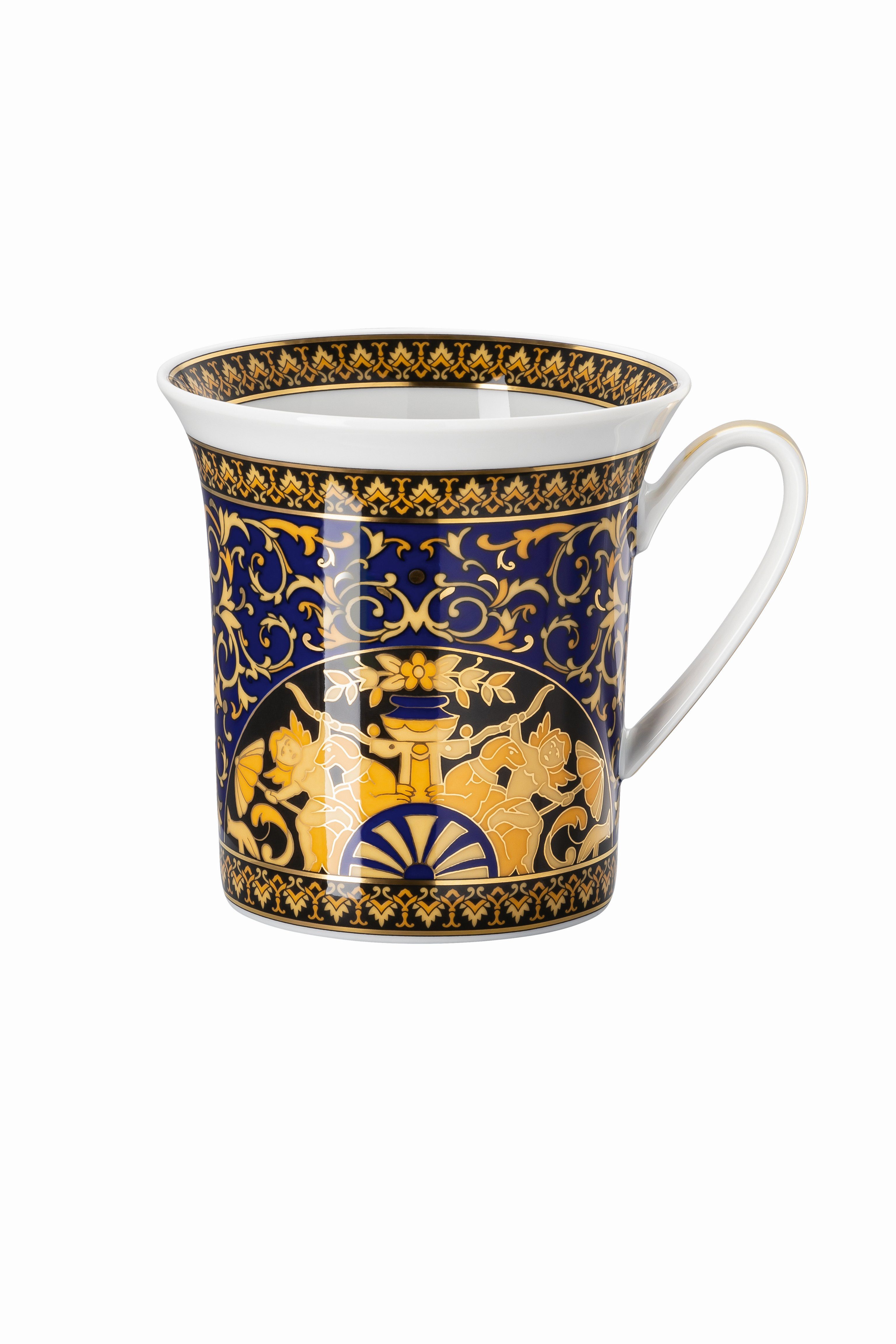 Versace blau 'Medusa - Rosenthal meets 2001' Jahre - 30 Deckel Becher Rosenthal Dekobecher mit Versace