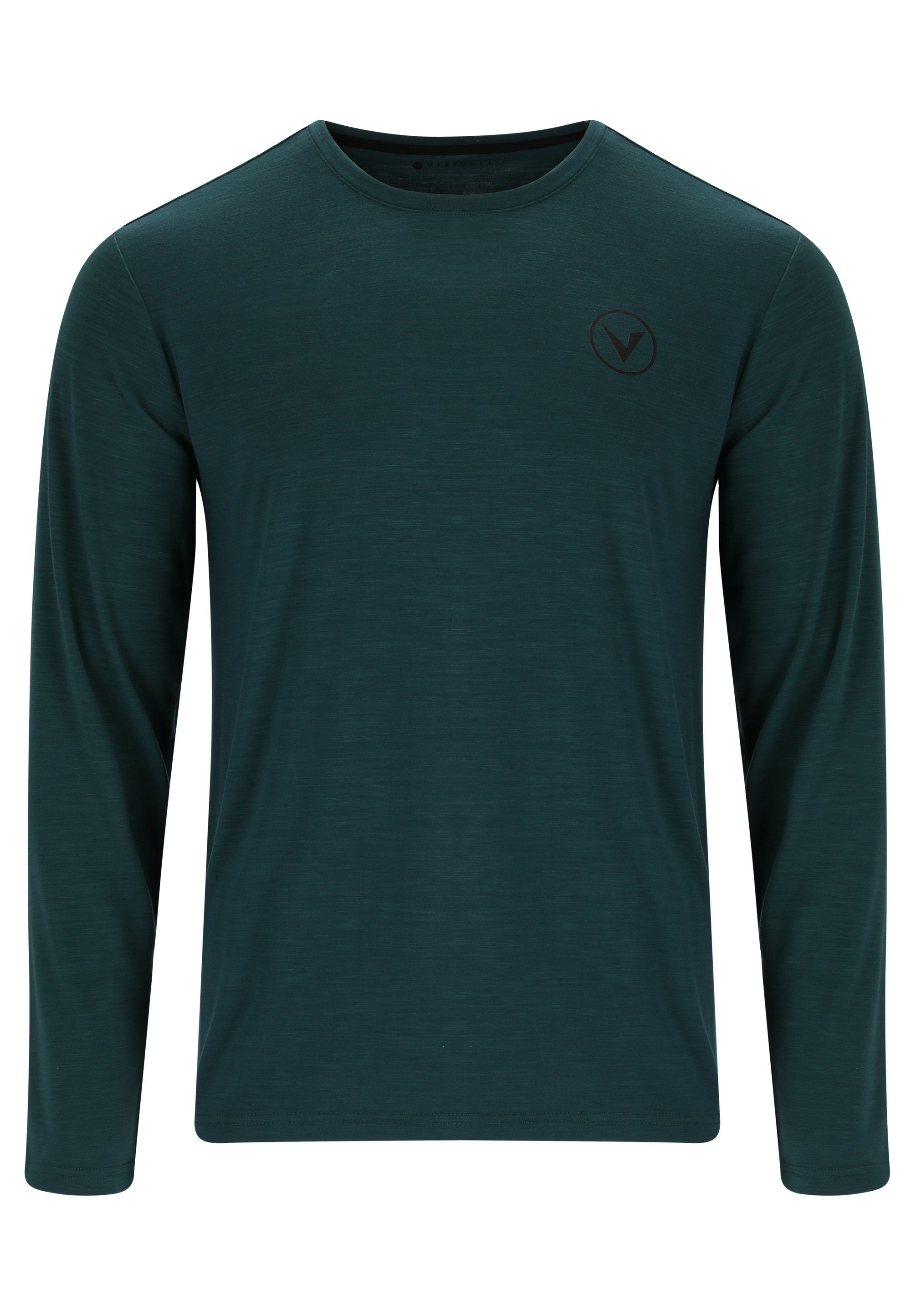 Virtus Langarmshirt JOKERS dunkelgrün Dry-Technologie (1-tlg) mit M innovativer L/S Quick