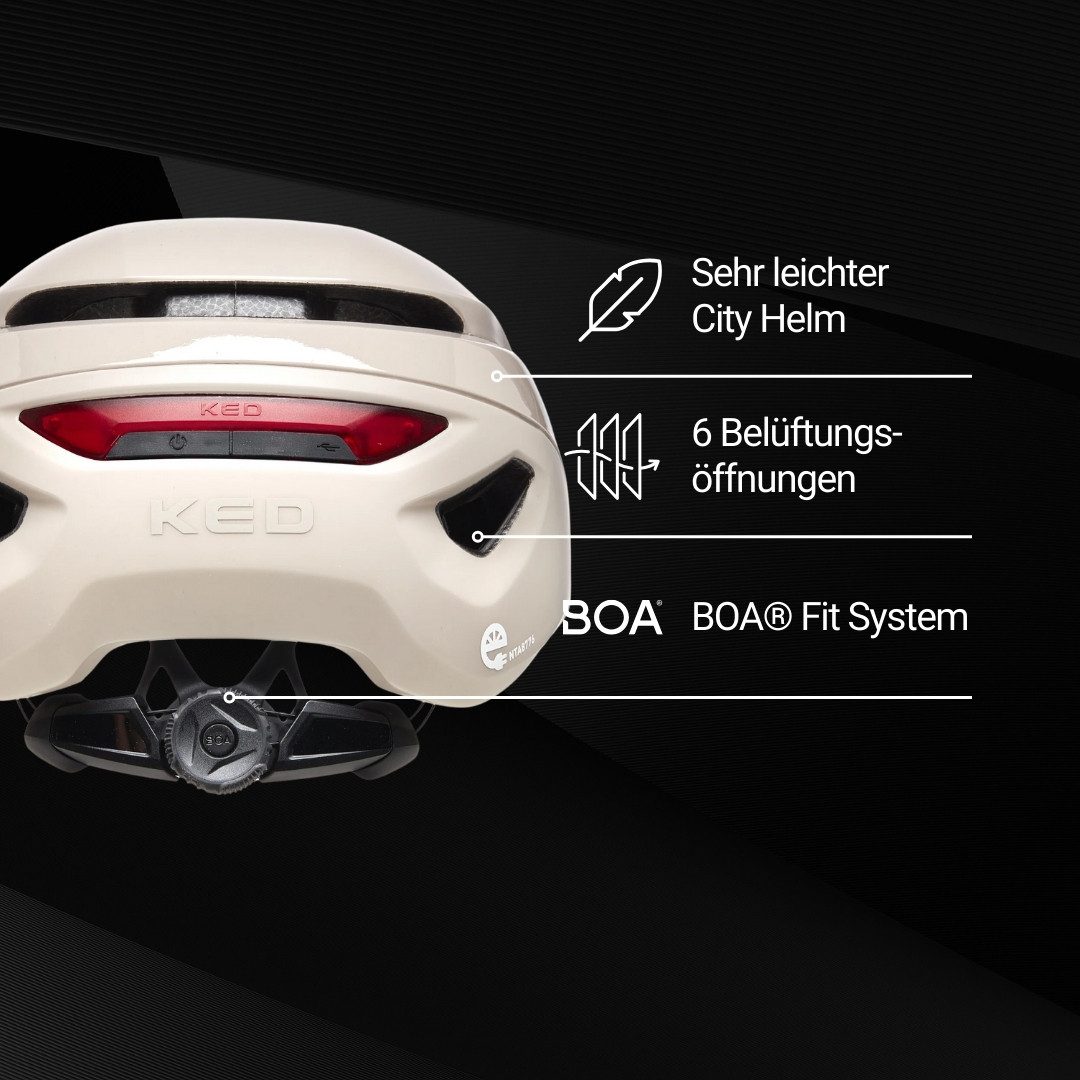 KED Fahrradhelm Mitro UE-Kollektion 25/26, BOA® Fit System, Mips Brain-Protection-System