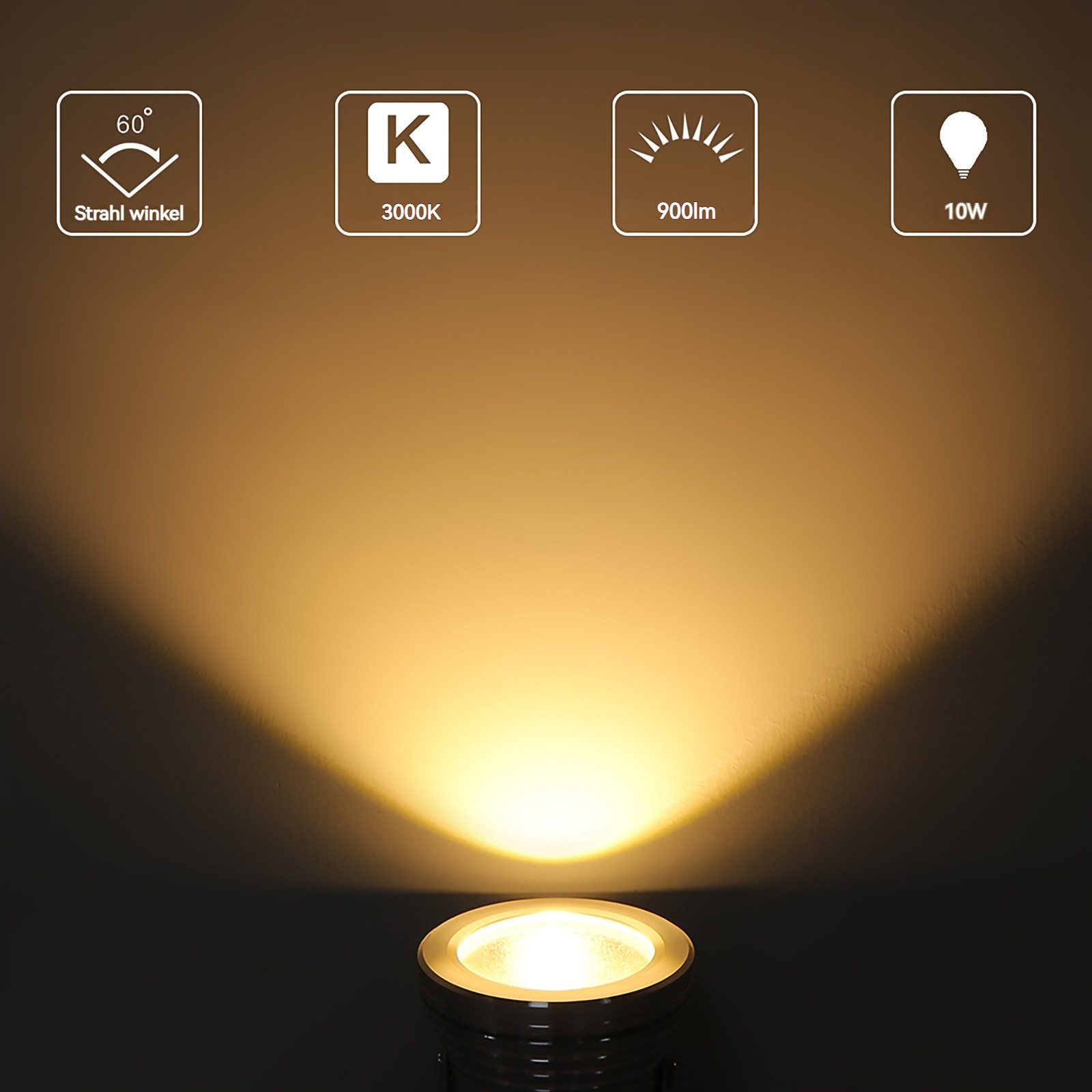 BlingBin Gartenleuchte 10W Unterwasser-LED-Lampe, Beleuchtung für günstig online kaufen