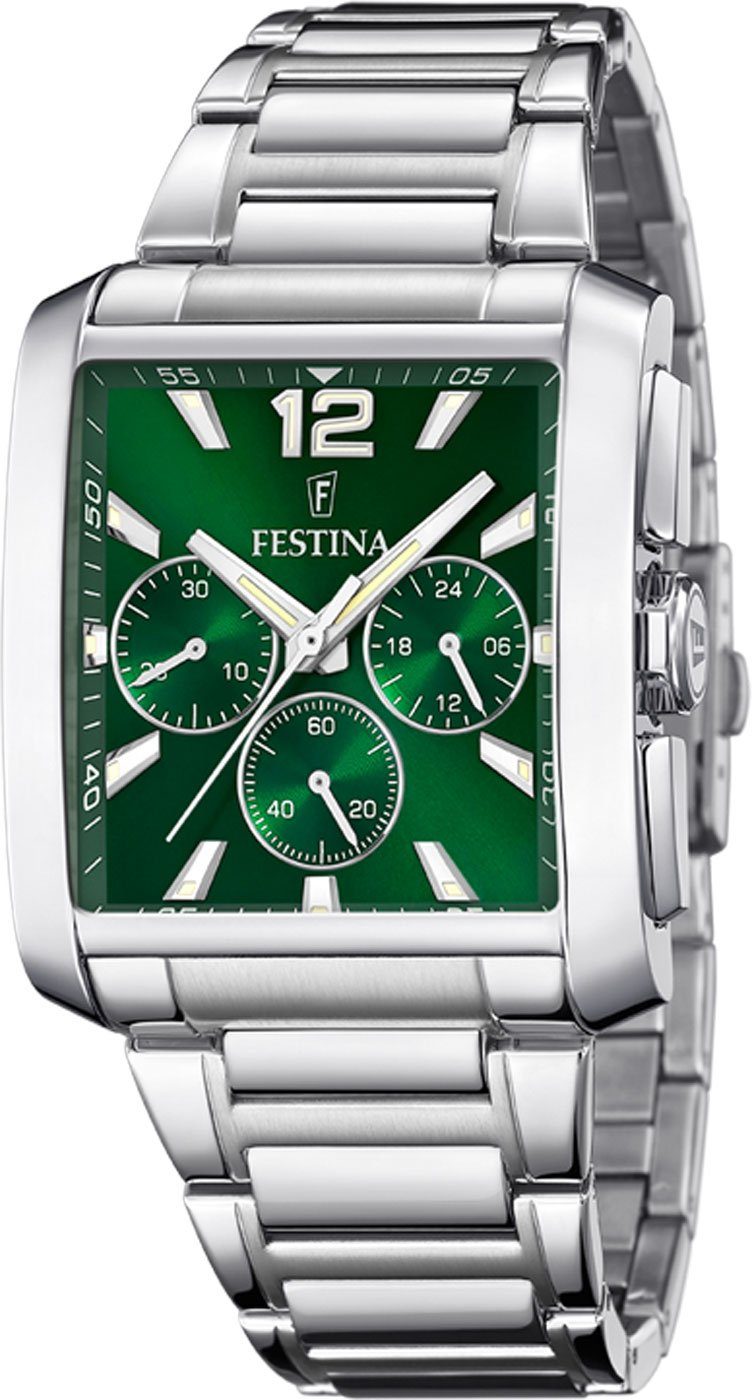 Festina Quarzuhr Herrenchronograph Edelstahl, eckig - Festina Modell: 20635 günstig online kaufen