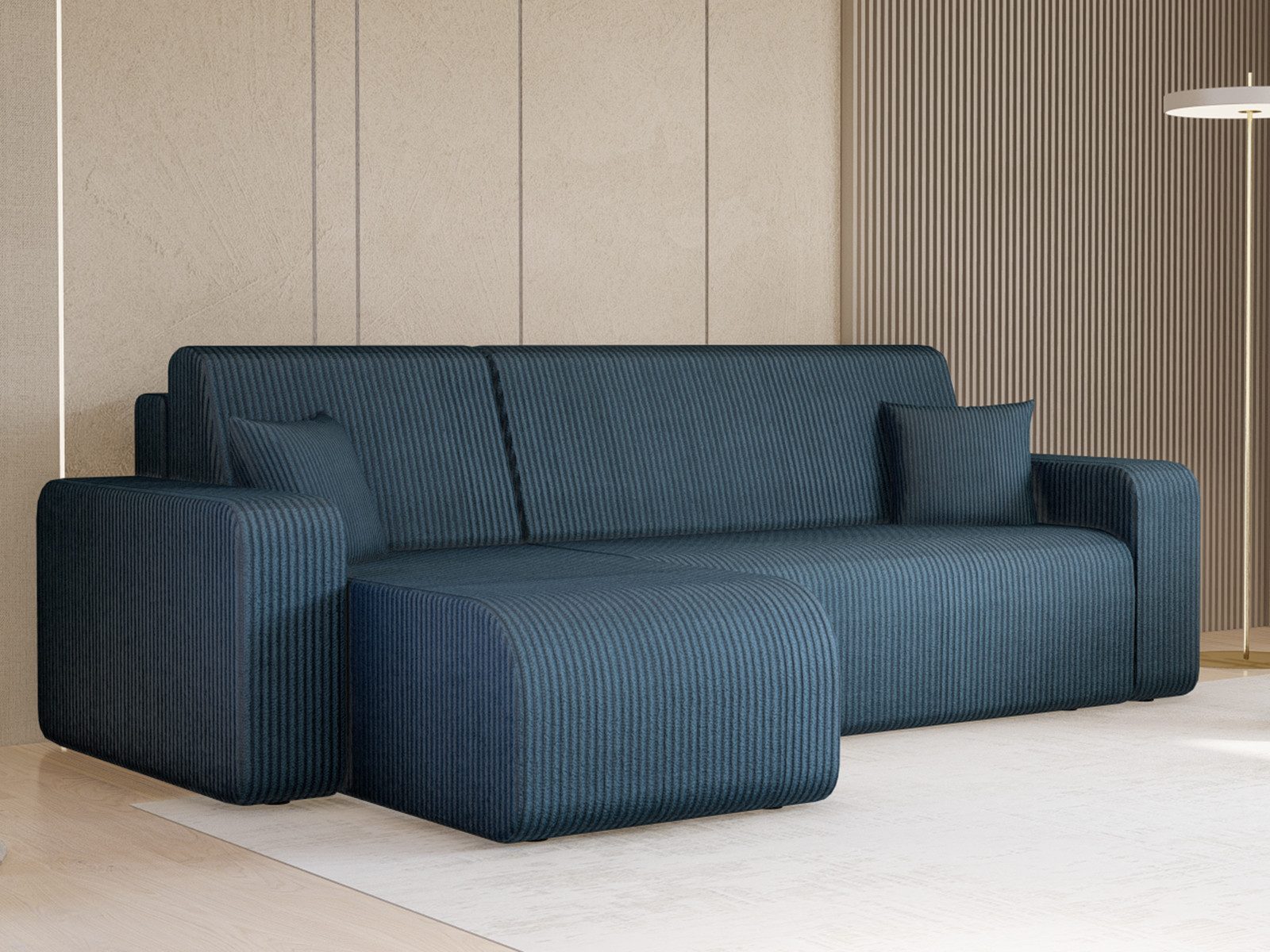 Compleo Ecksofa mit Schlaffunktion und Bettkasten günstig online kaufen