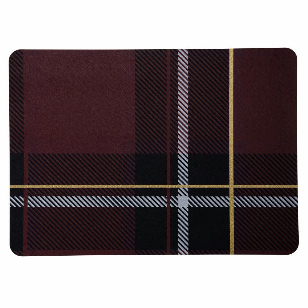 Platzset, tartan Rot 33 x 46 cm, ASA SELECTION, tartan Tischset, rot